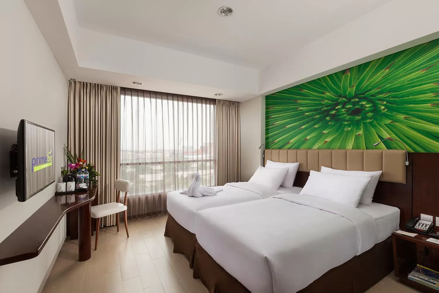 Bathroom, Bed in PrimeBiz Cikarang