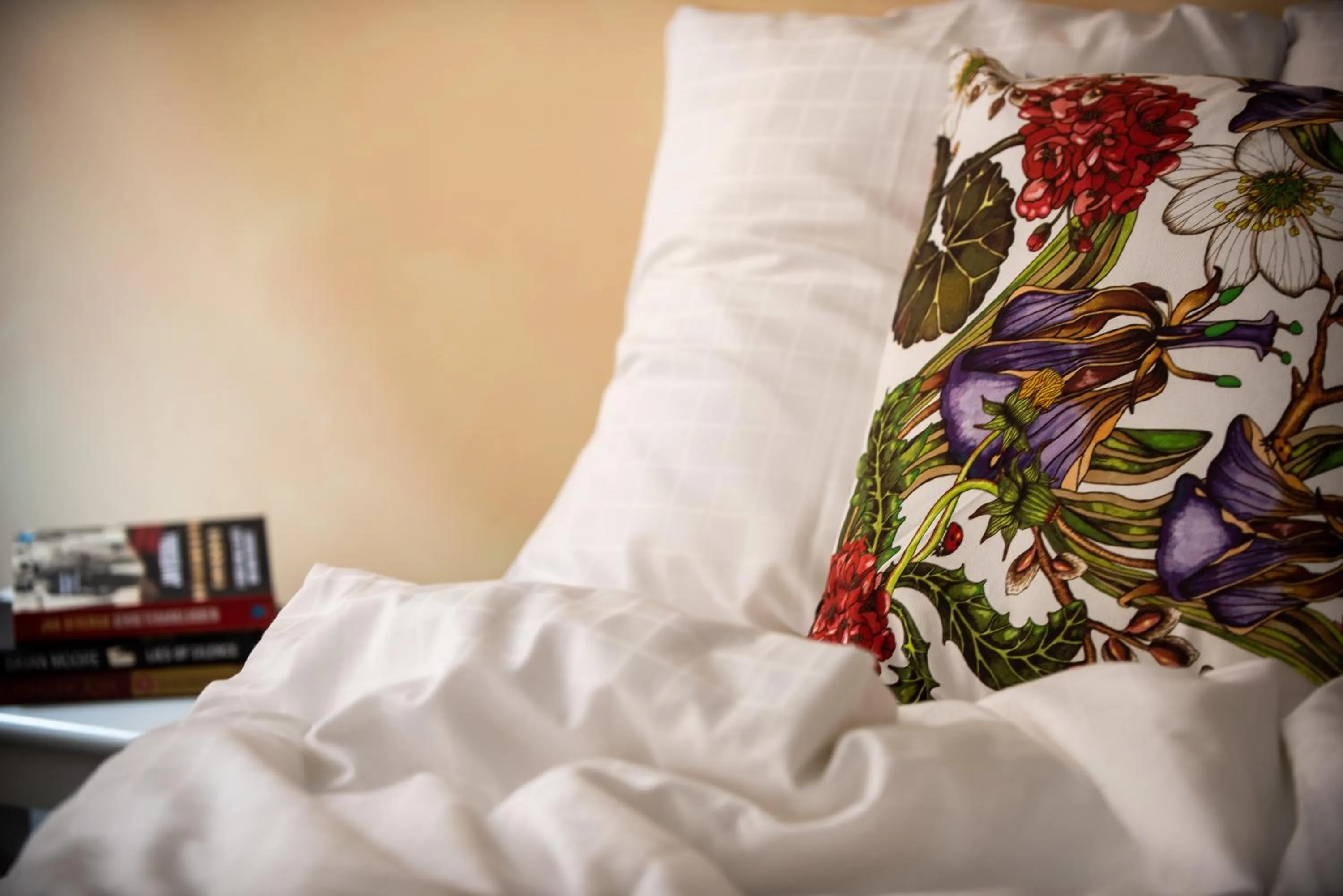 Bed in Castle House Inn