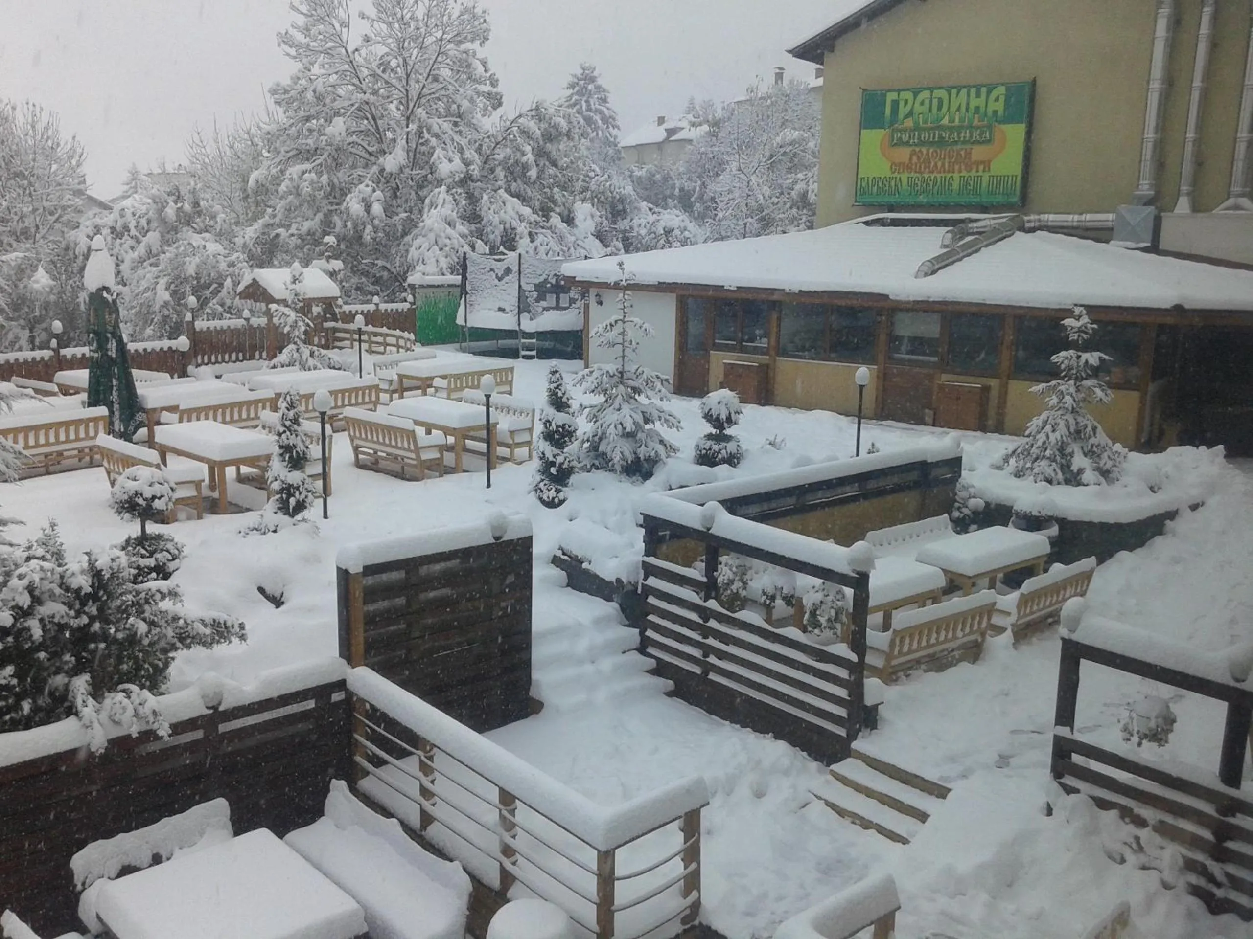 Garden in Vitoshko Lale Hotel