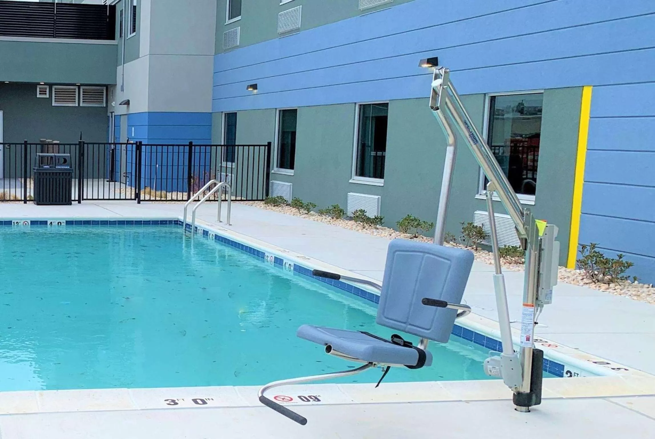 Pool view in Microtel Inn & Suites by Wyndham Rehoboth Beach