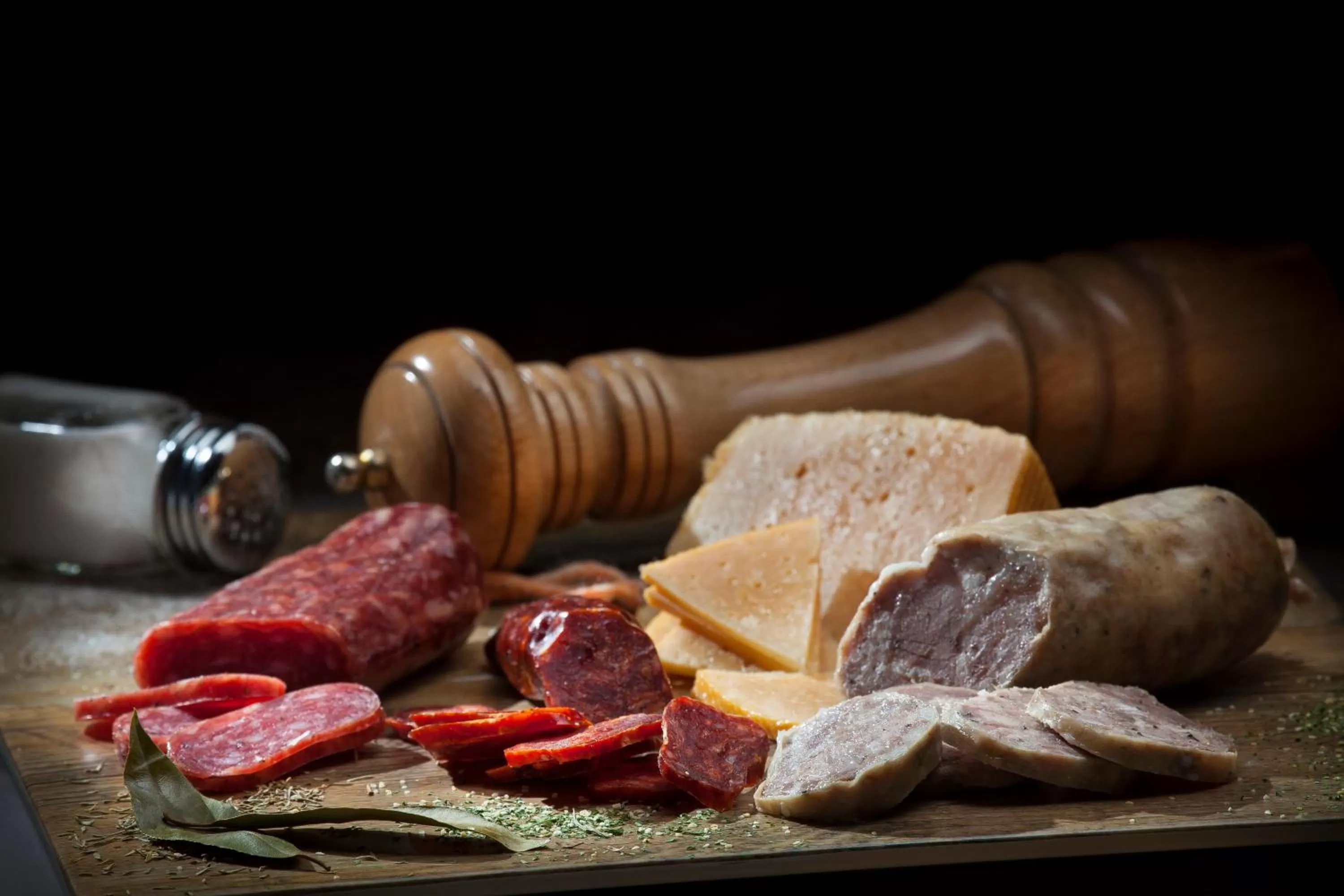 Food close-up in Hotel Restaurant Les Brases