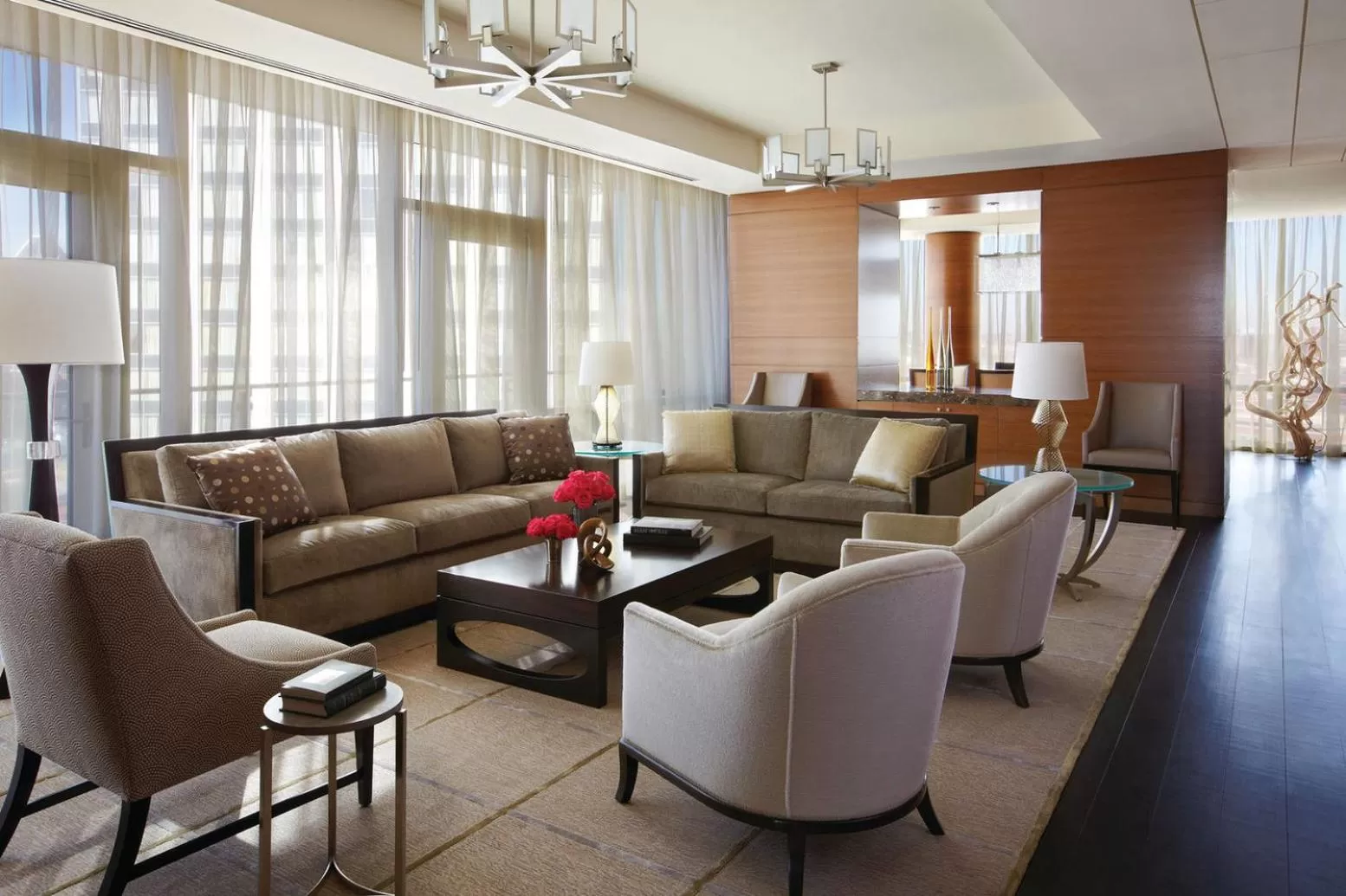 Living room in Four Seasons Baltimore