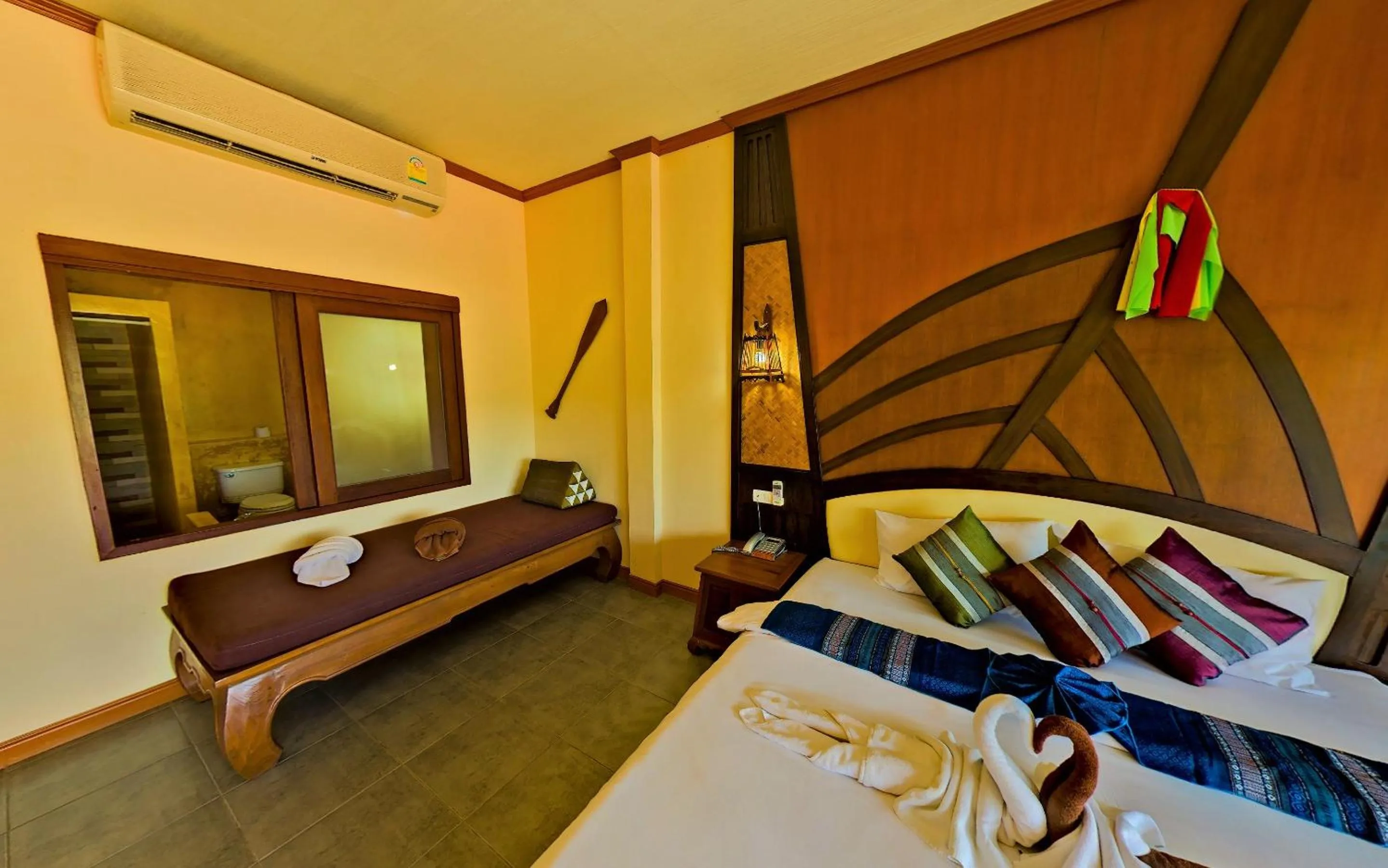 Bed in Andamanee Boutique Resort Aonang Krabi - Free Beach Shuttle