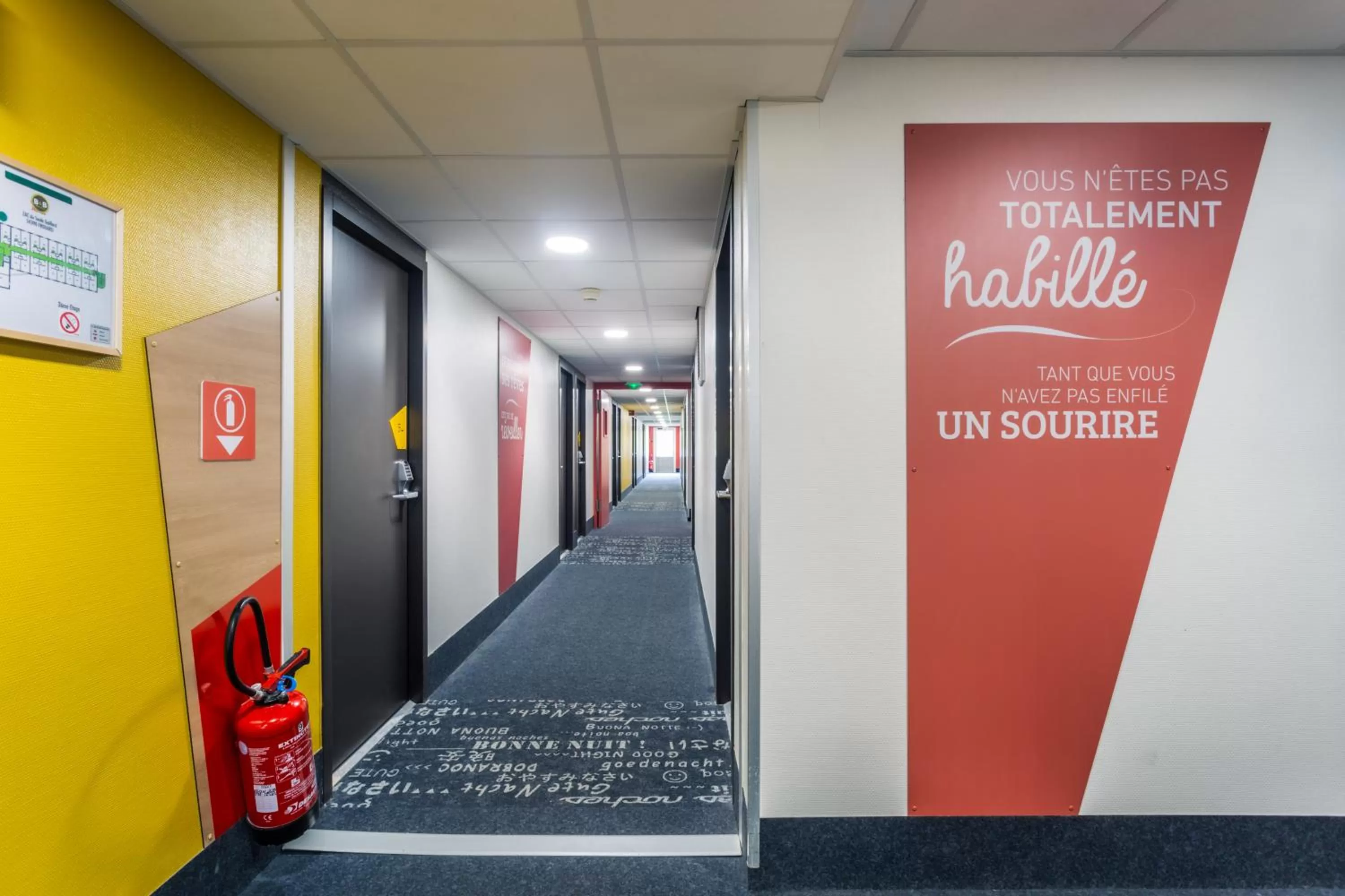 Decorative detail in B&B HOTEL Nancy Frouard