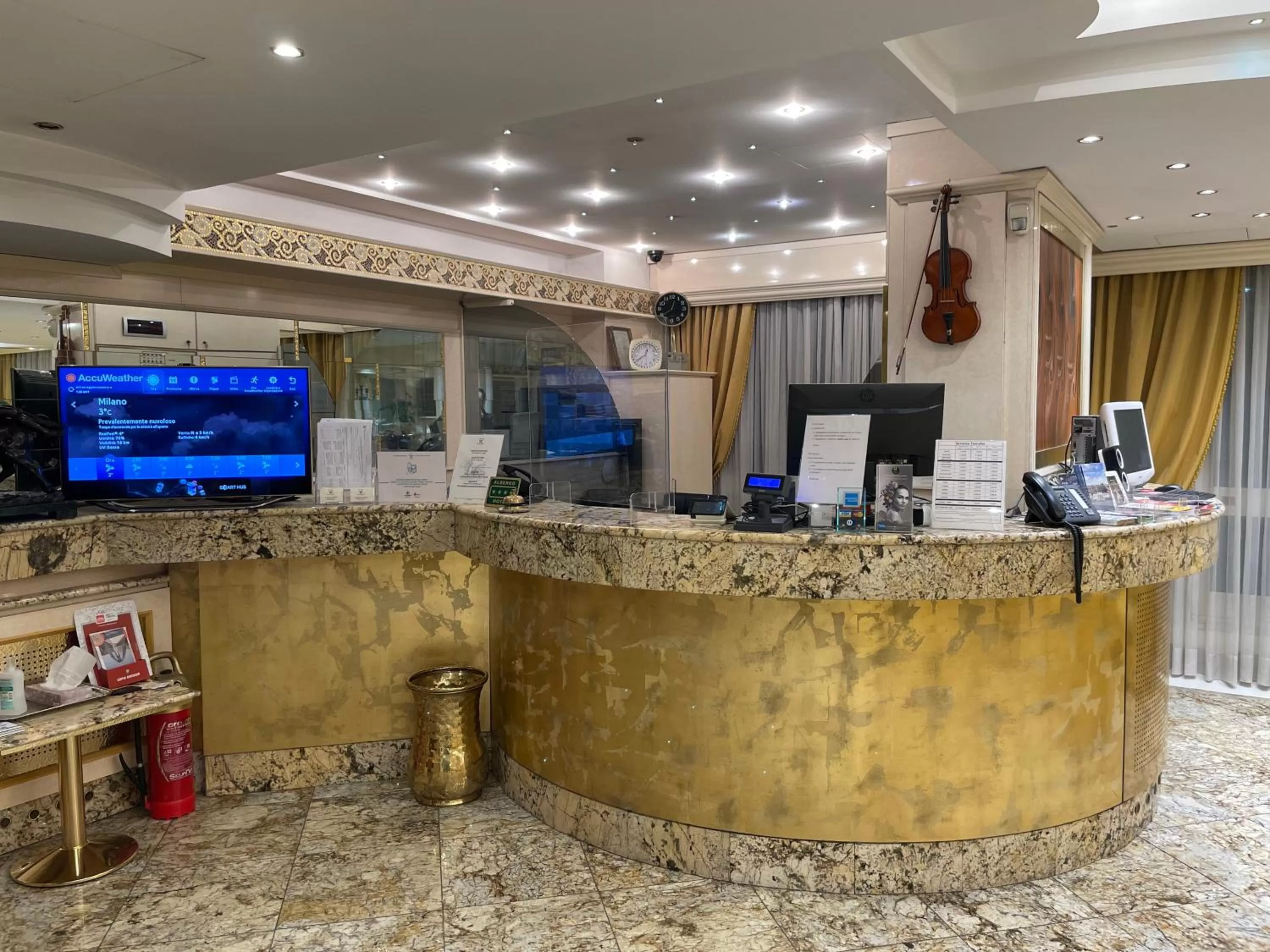 Lobby or reception in Hotel Wagner
