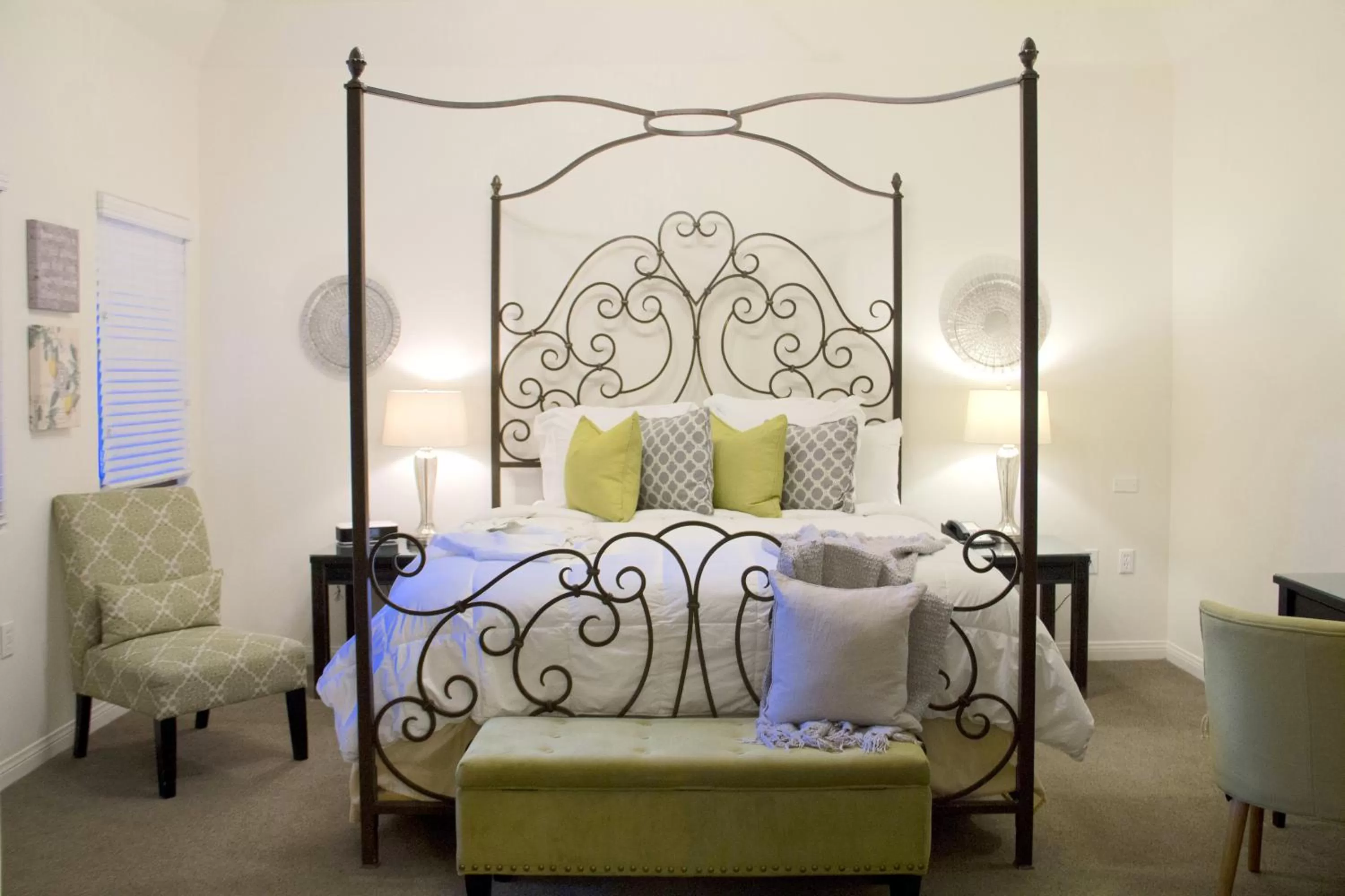 Bed in Andreas Hotel & Spa