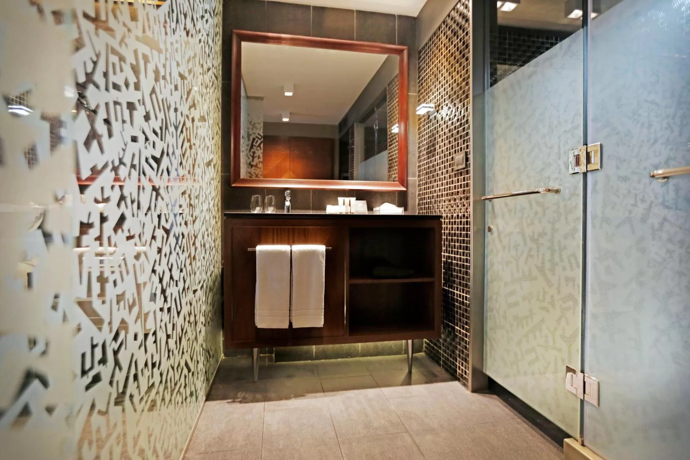 Bathroom in Hotel Cumbres Lastarria