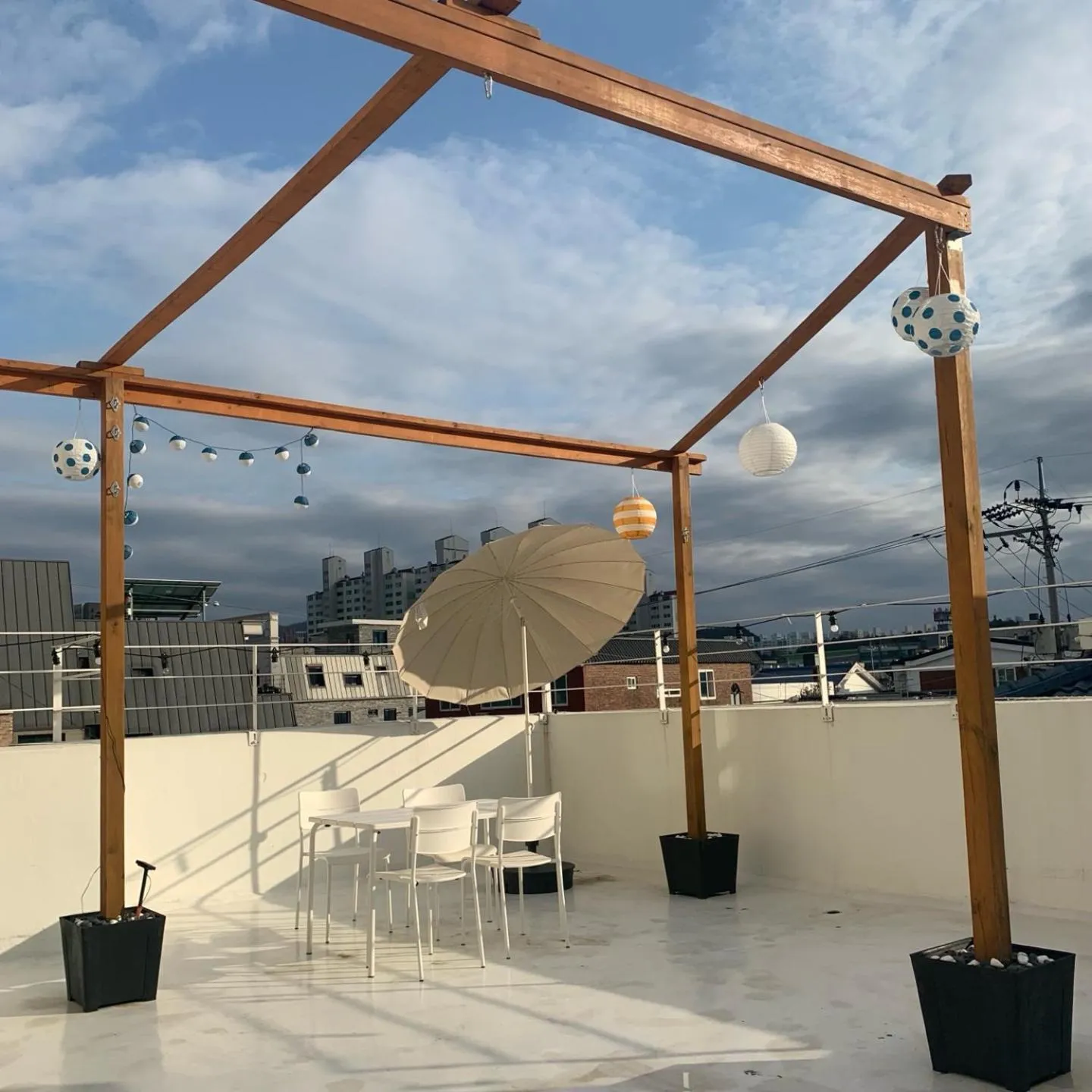 Balcony/Terrace in Hostel Espace