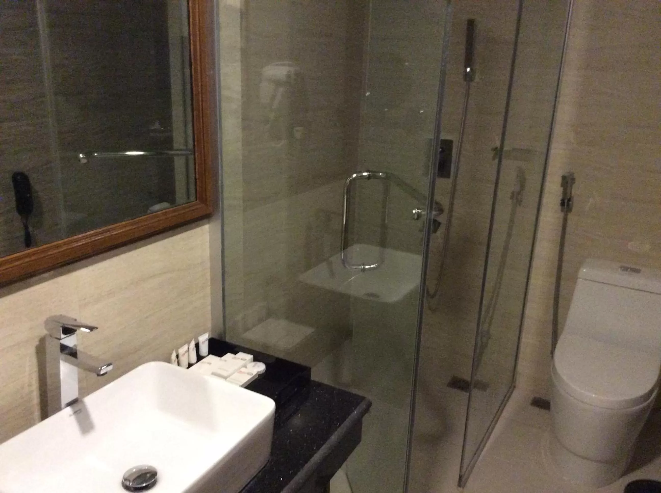 Toilet in Marino Royal Hotel