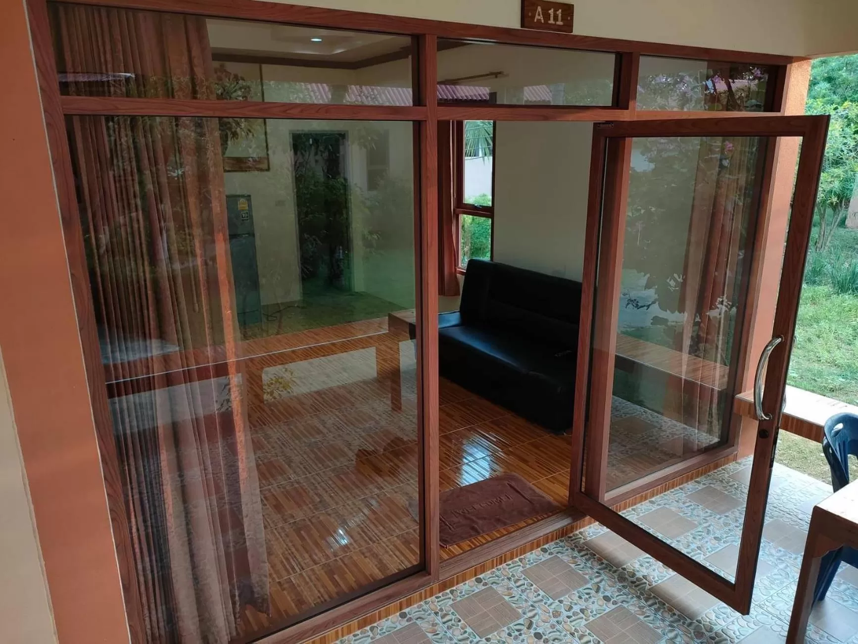 Patio in Kaibae Hut Resort