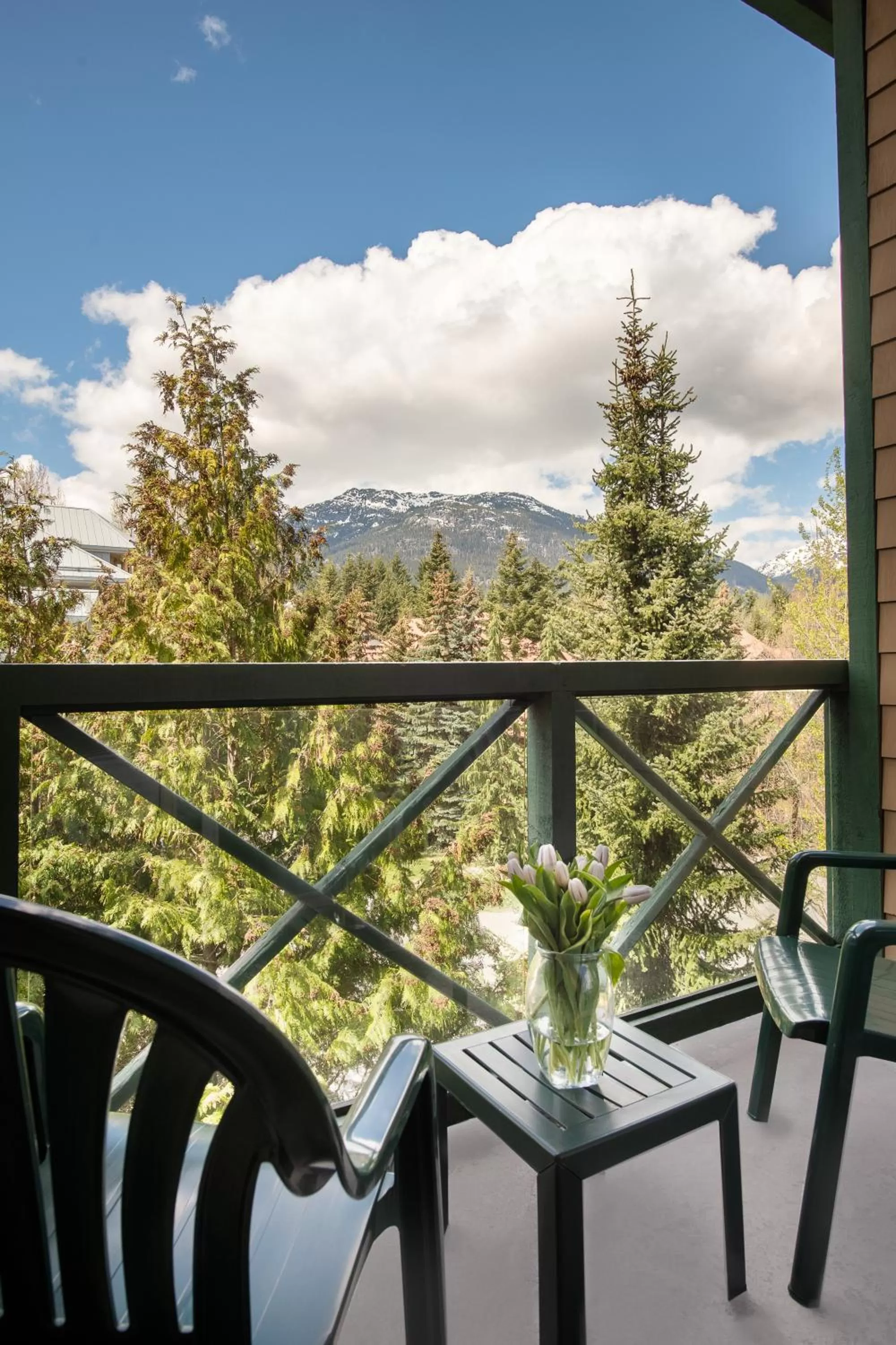Patio in Pinnacle Hotel Whistler