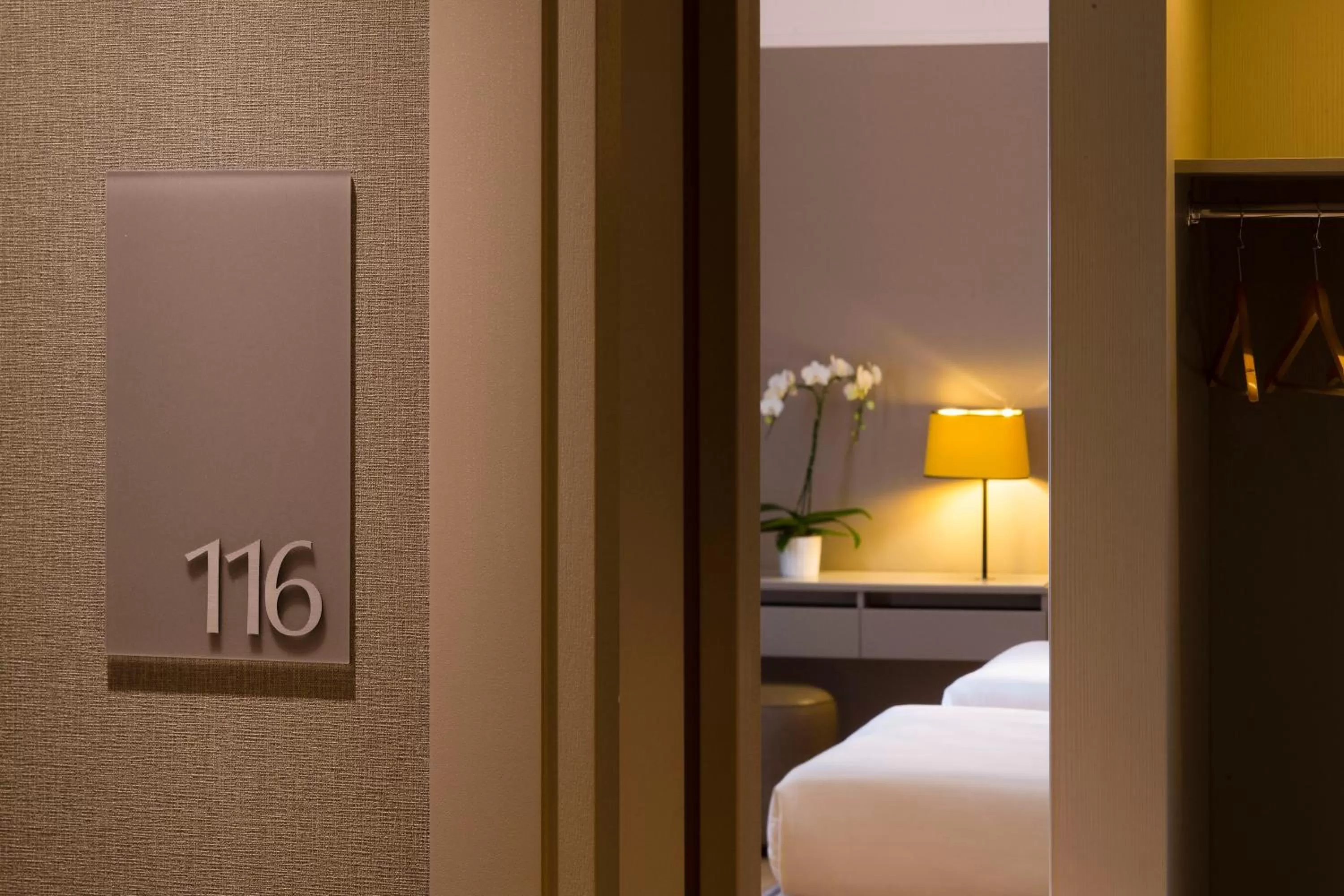 Decorative detail, Bed in Oceania Le Jura Dijon