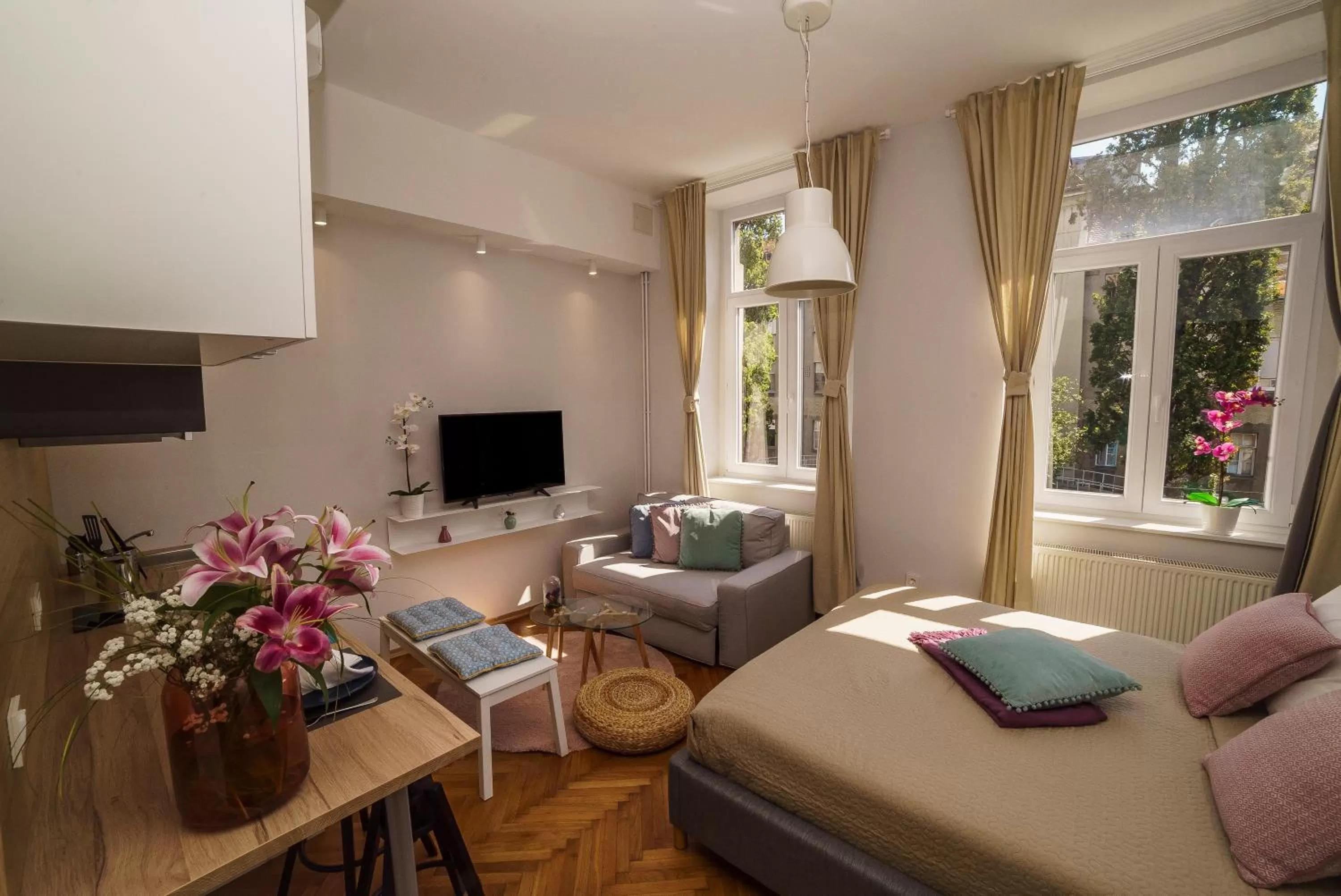 Day, Bed in Doma Zagreb Aparthotel