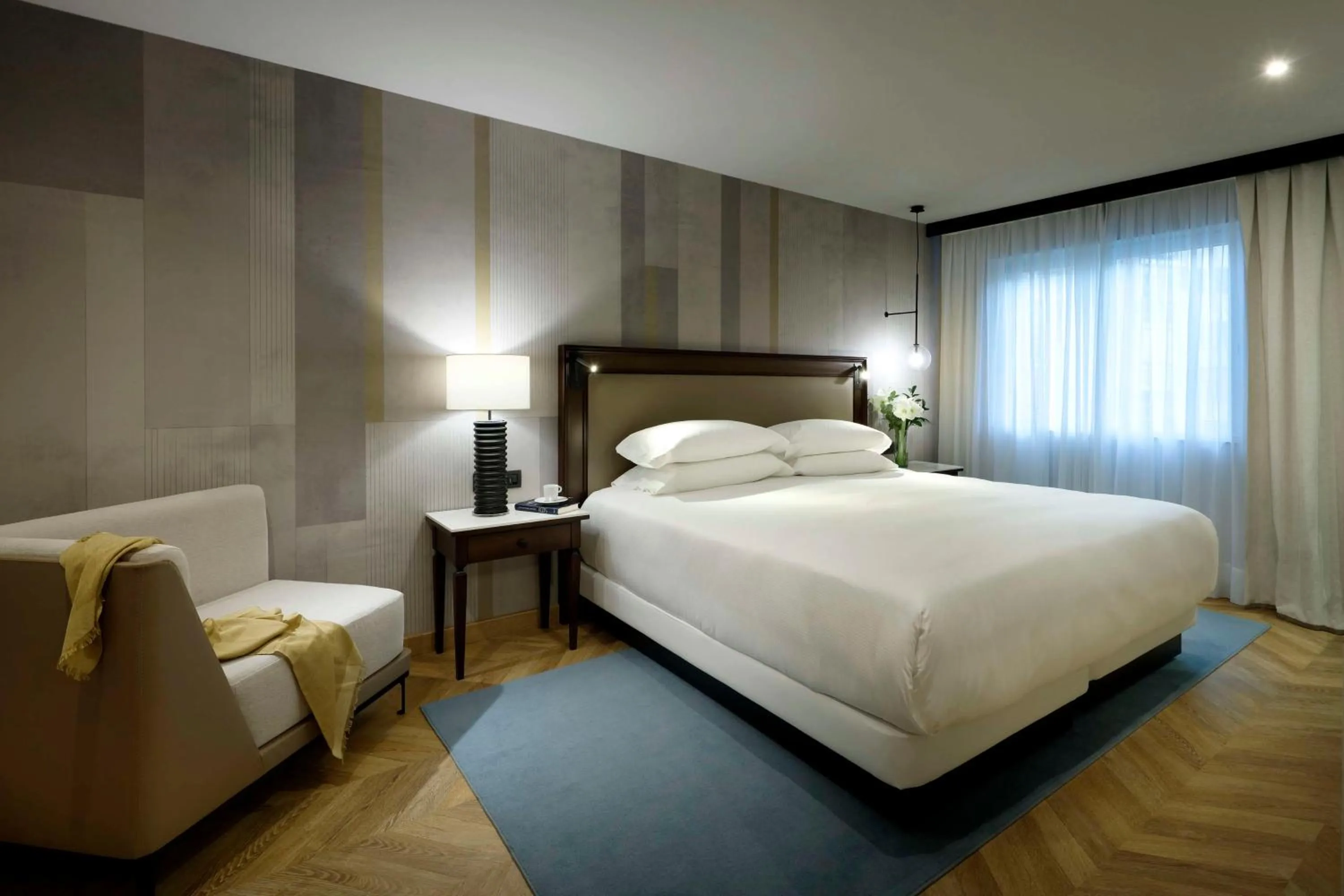 Bedroom, Bed in Hyatt Regency Hesperia Madrid