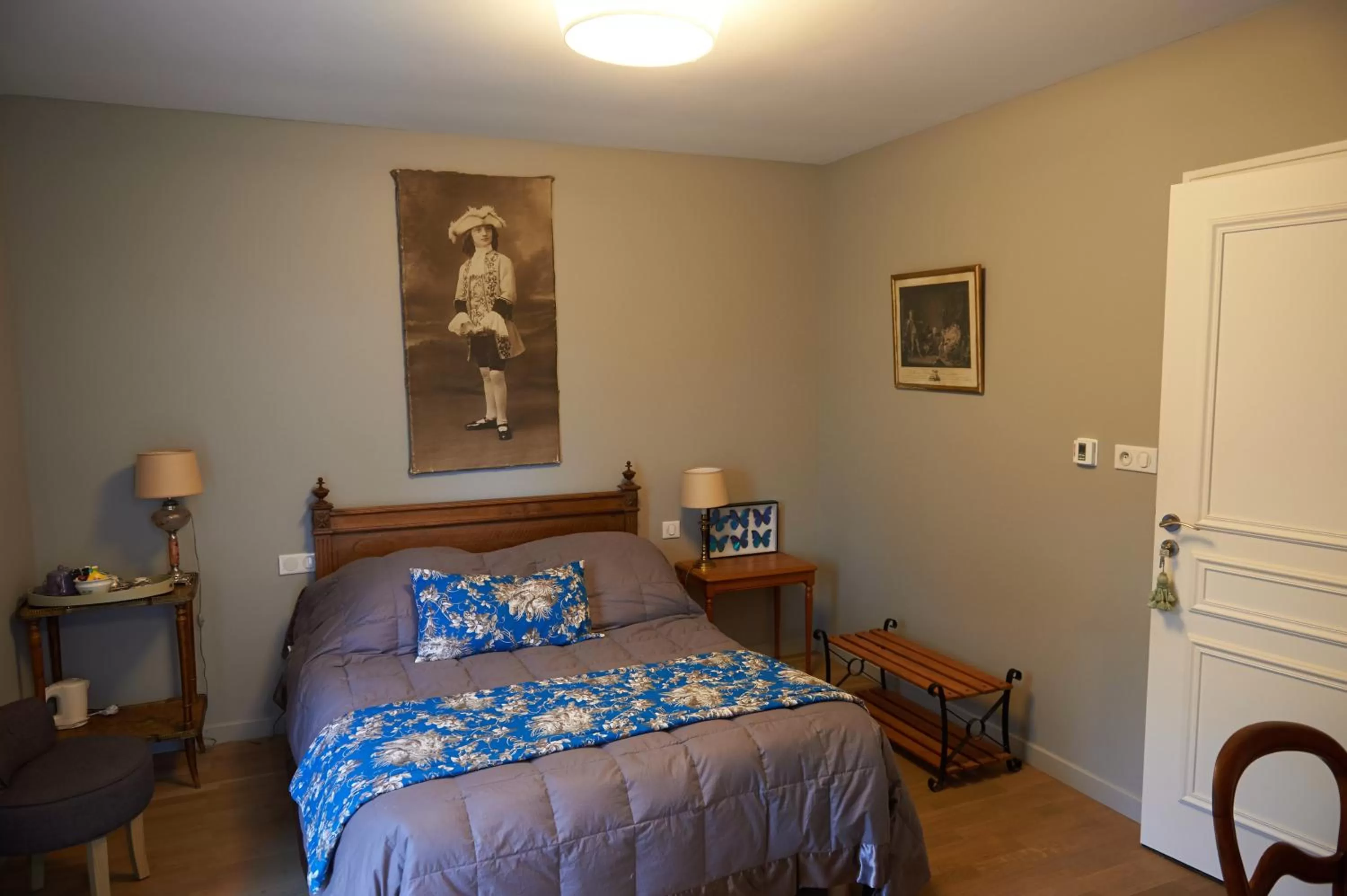 Bed in Chateau De La Moriniere