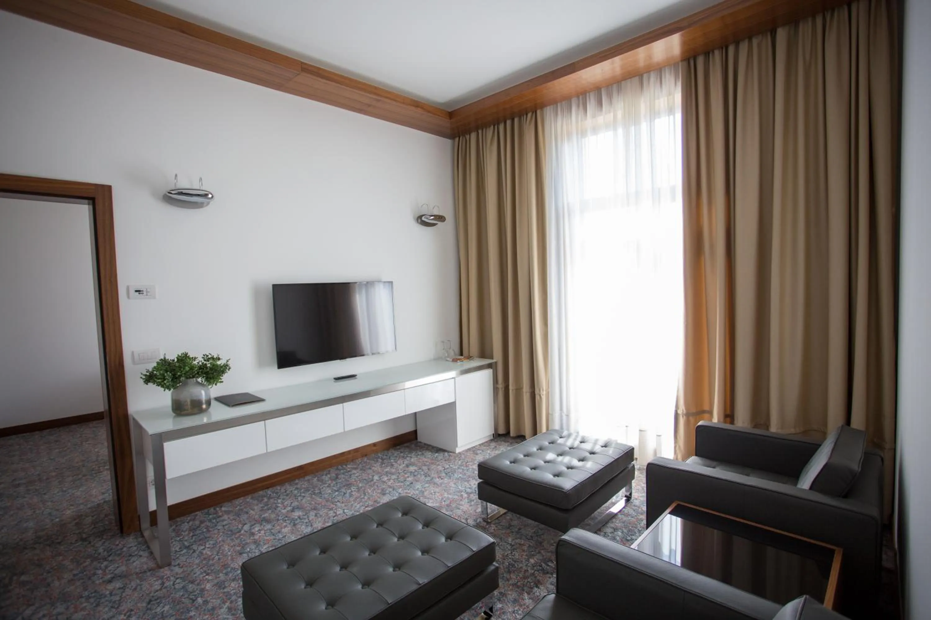 Communal lounge/ TV room in Hotel Austria & Bosna