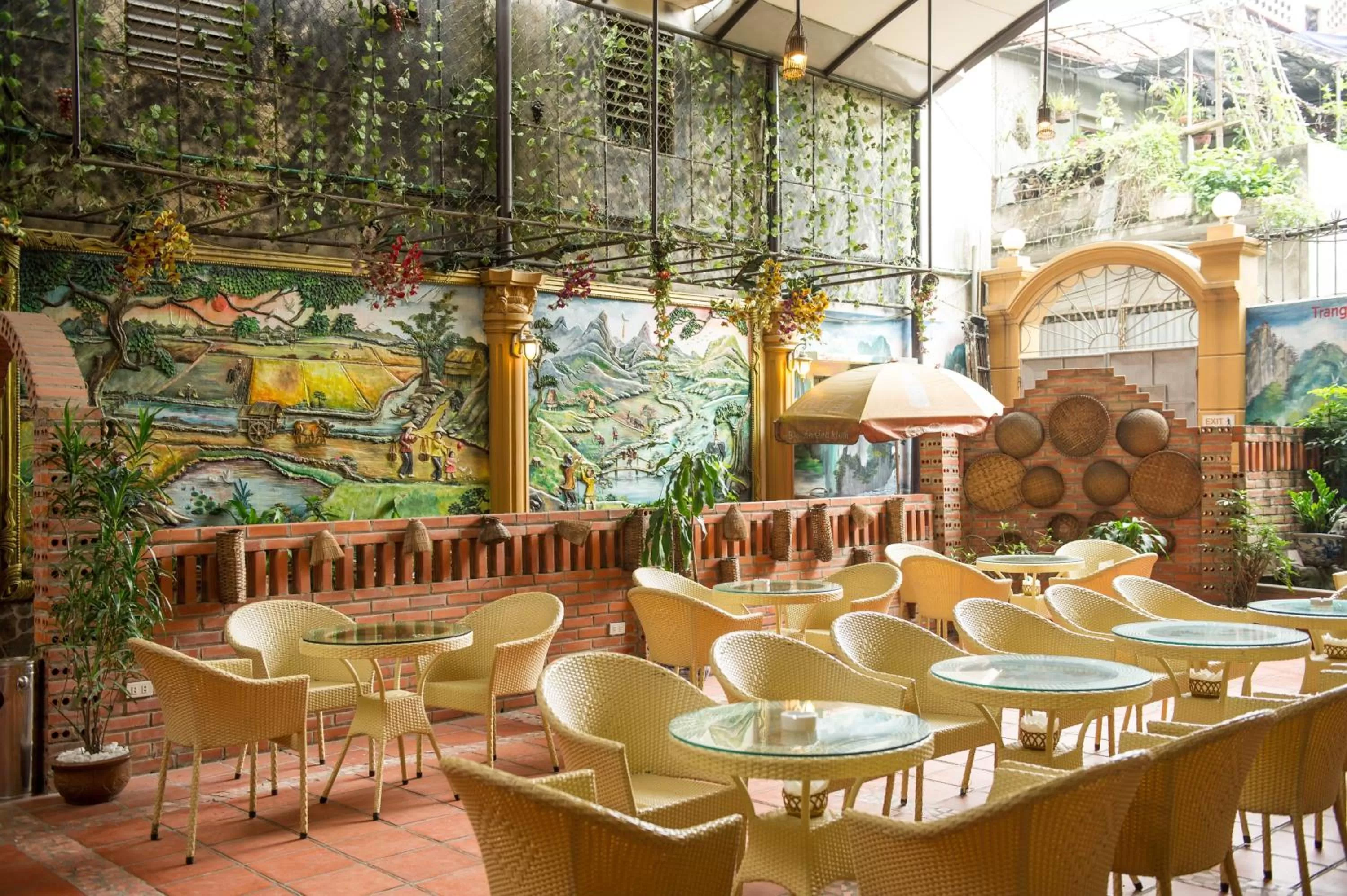 Decorative detail in Thuy Anh Hotel