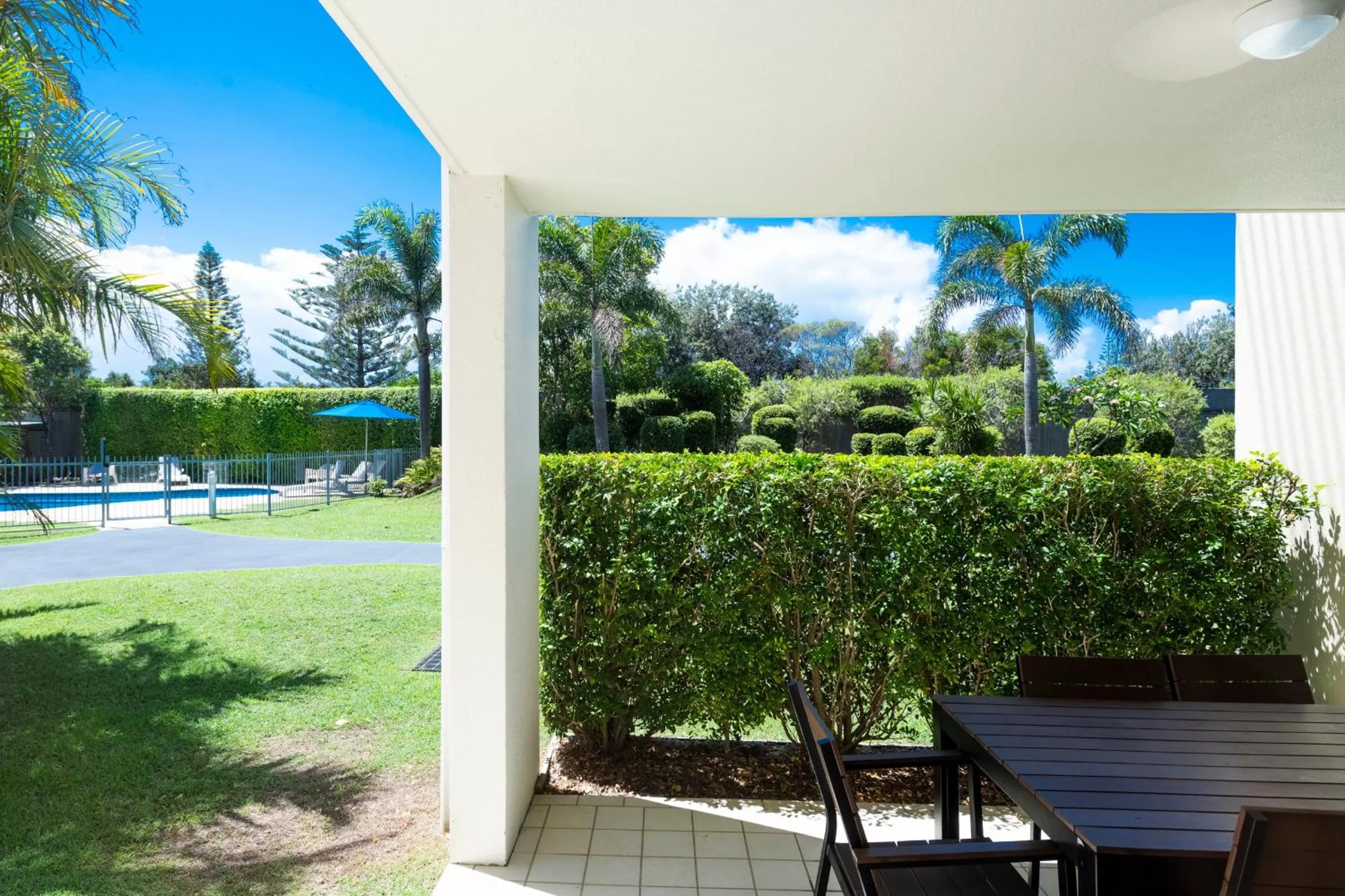 Patio in Pacific Marina Apartments