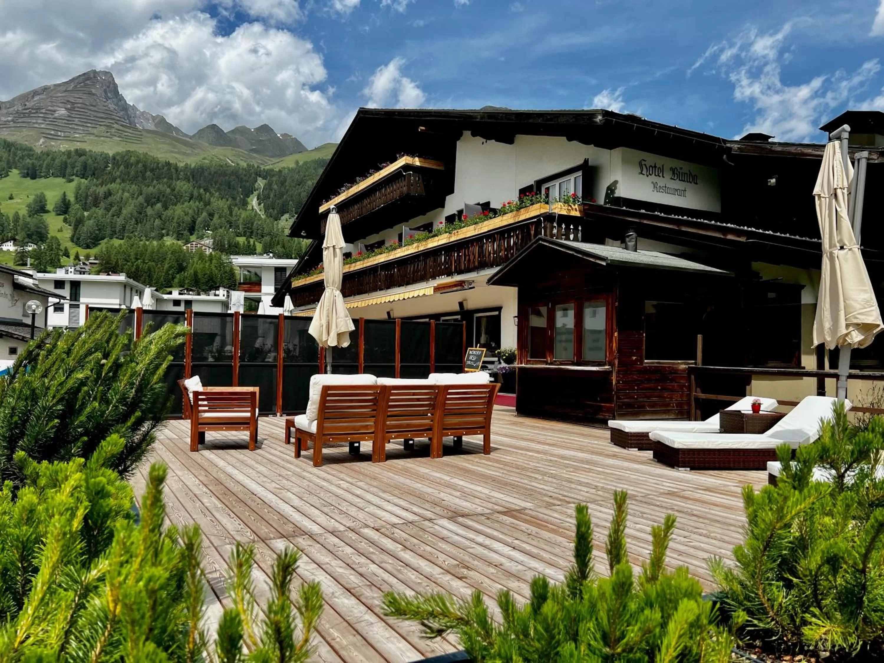 Property building in Hotel Bünda Davos