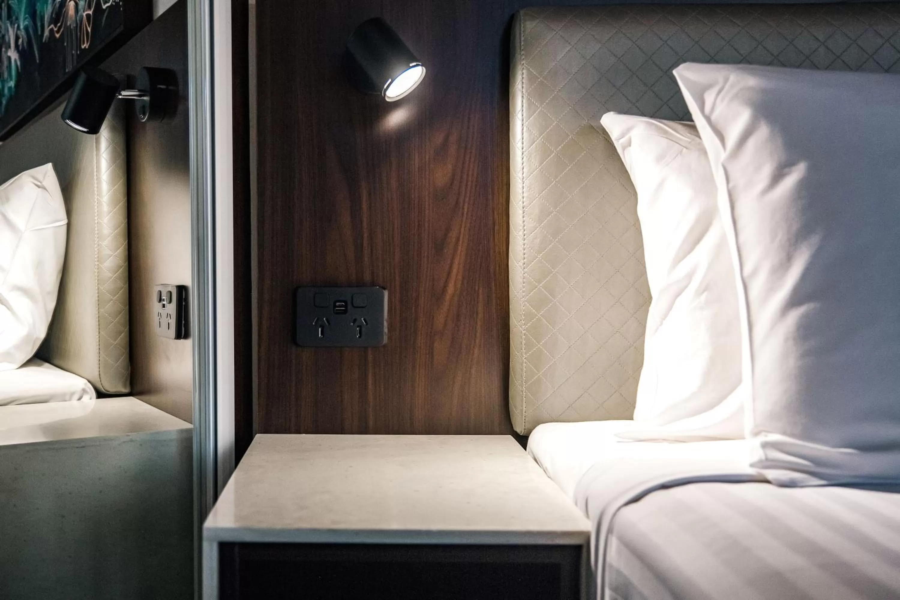 Bed in Palms City Resort