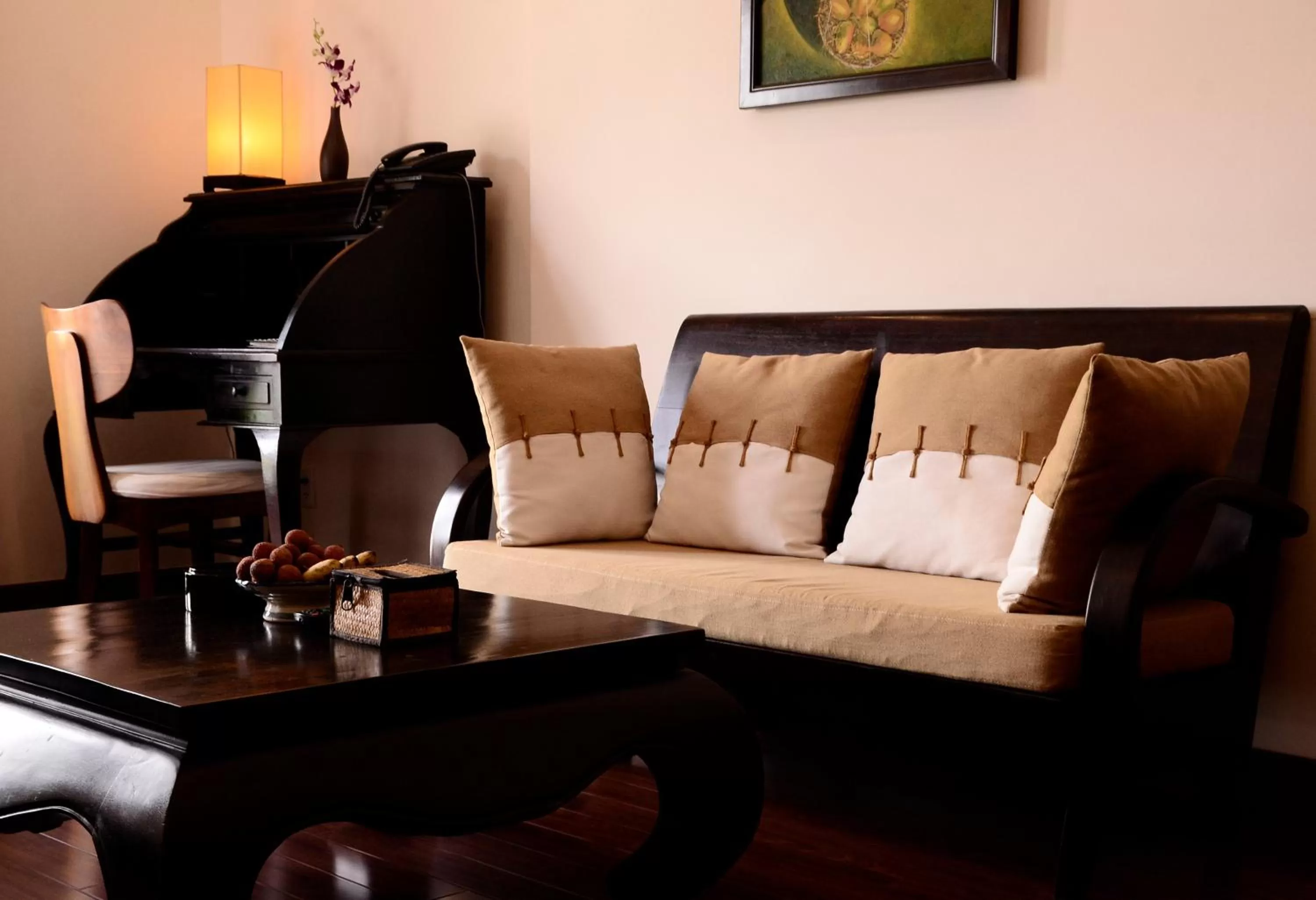 Living room in Nam Bo Boutique Hotel