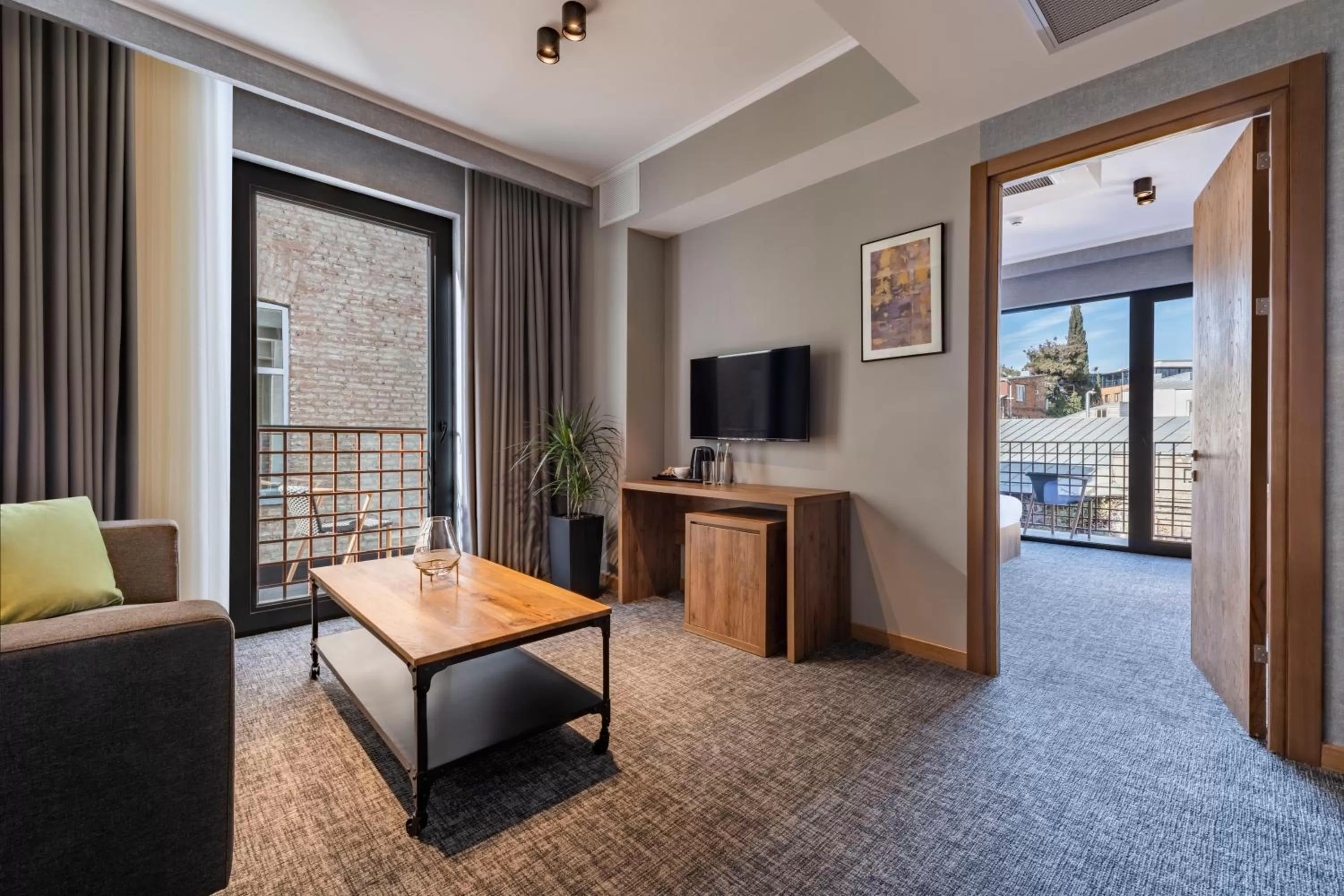 Communal lounge/ TV room in Barnovi Boutique Hotel