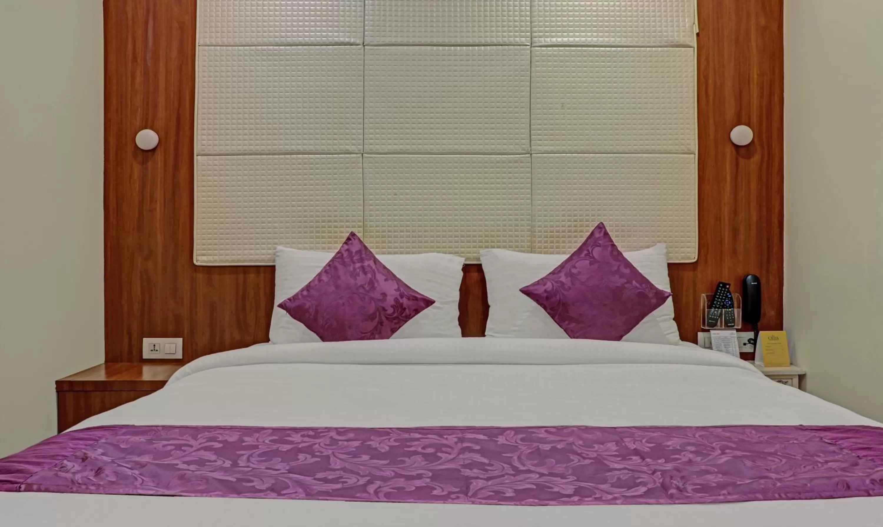 Bed in The Onyx Hotel