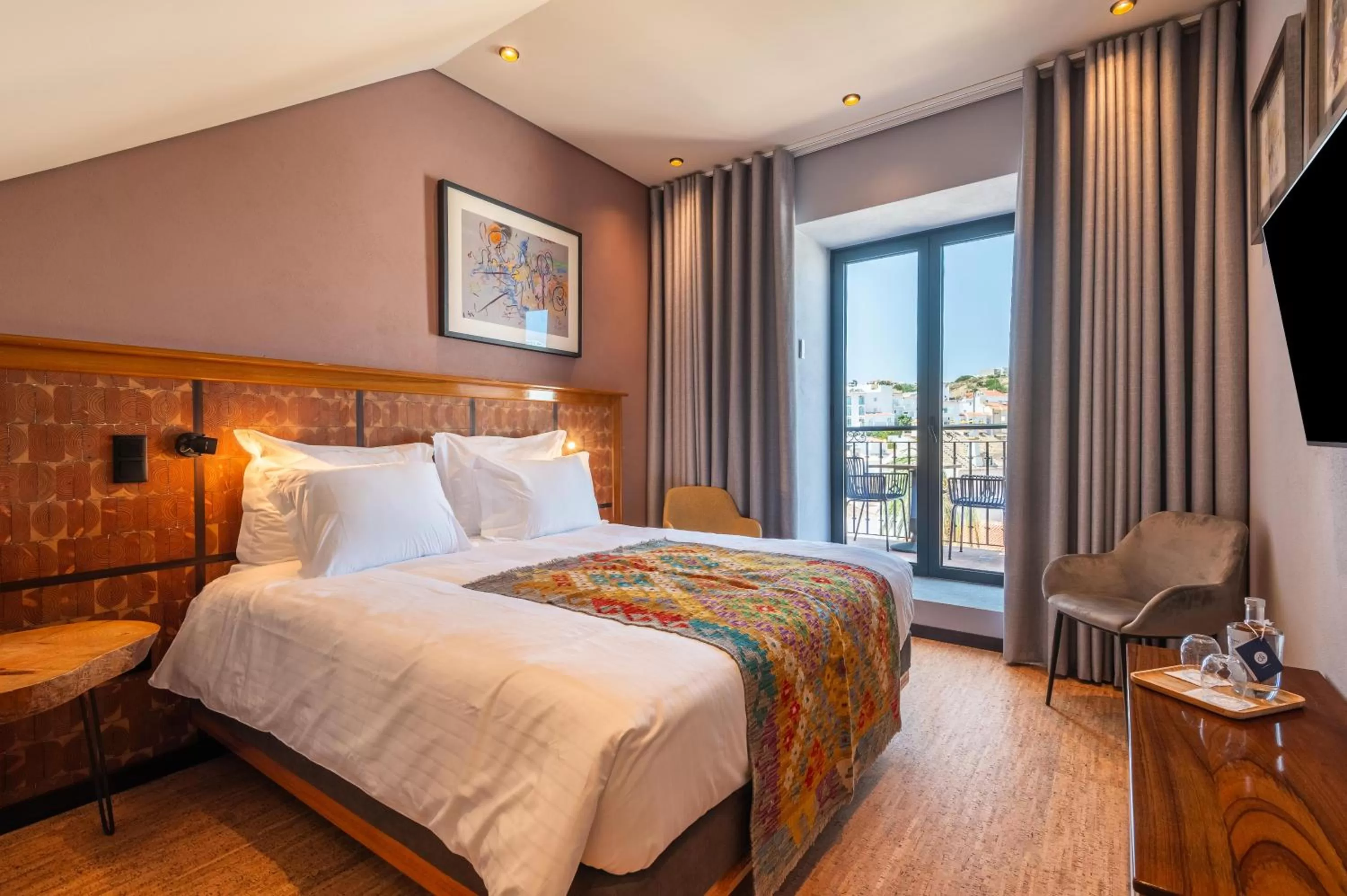 Bed in Vila Origens Boutique Hotel Albufeira – Adults Only