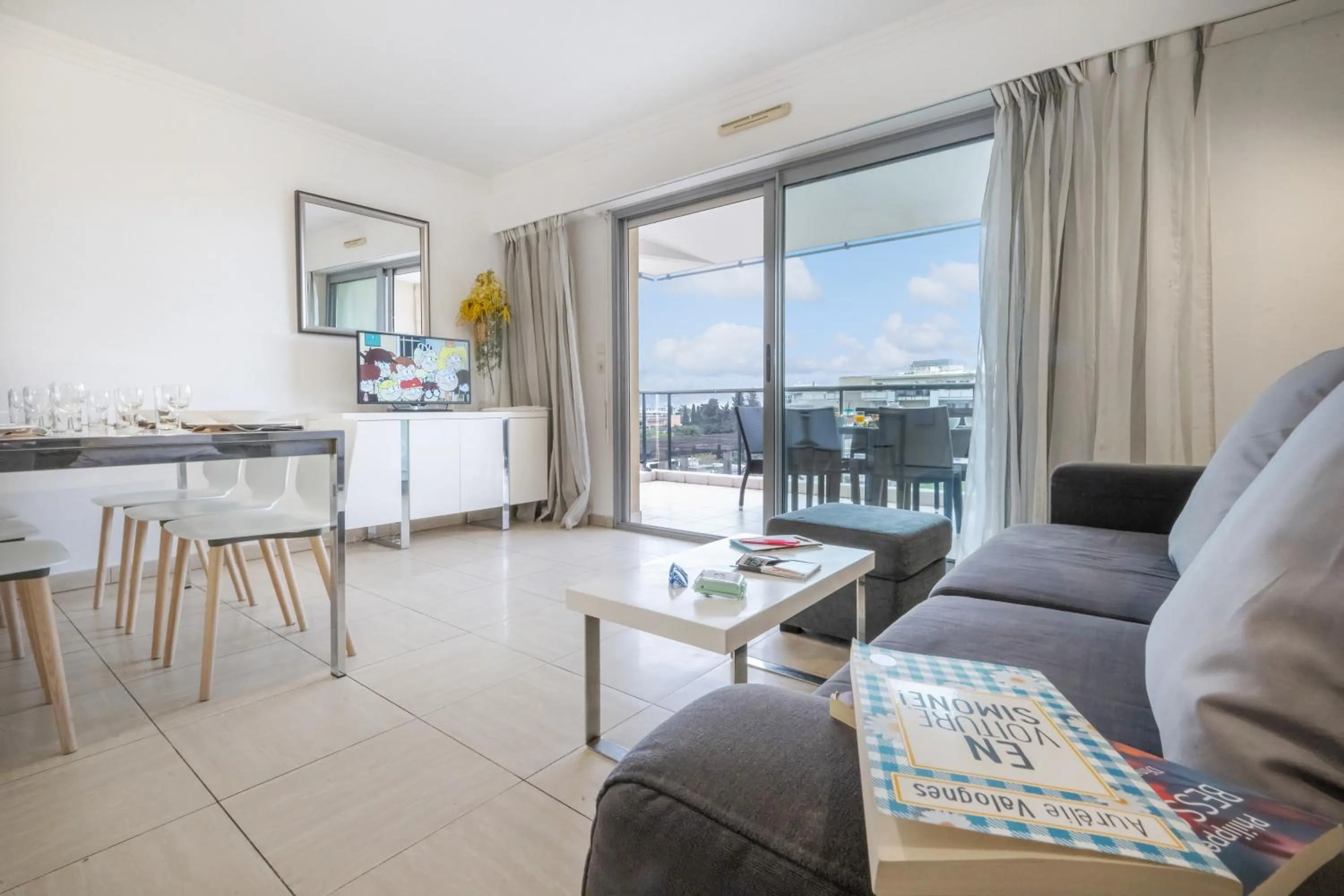 Living room in Nemea Appart Hotel Le Lido Cagnes sur Mer