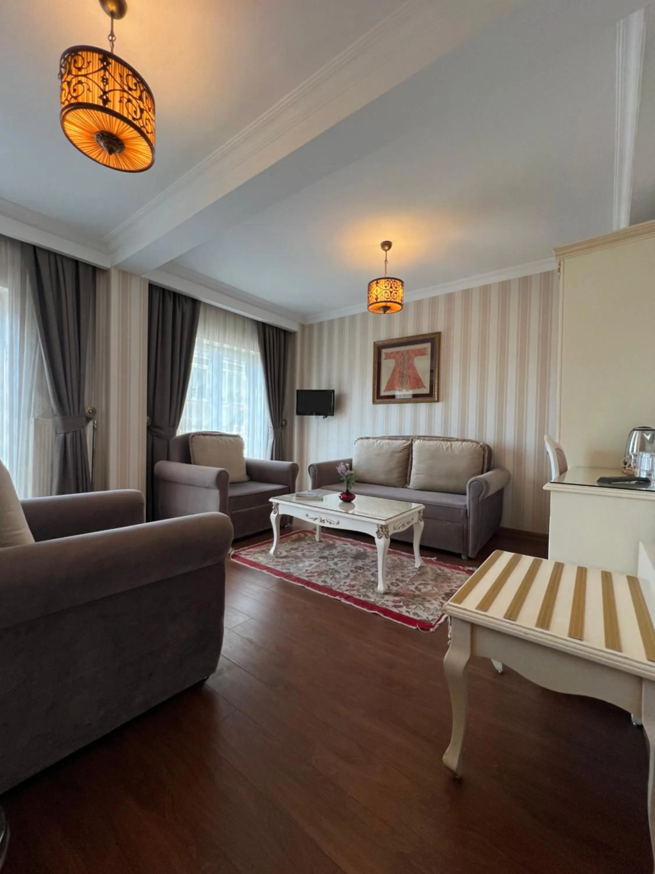 Living room in Muyan Suites