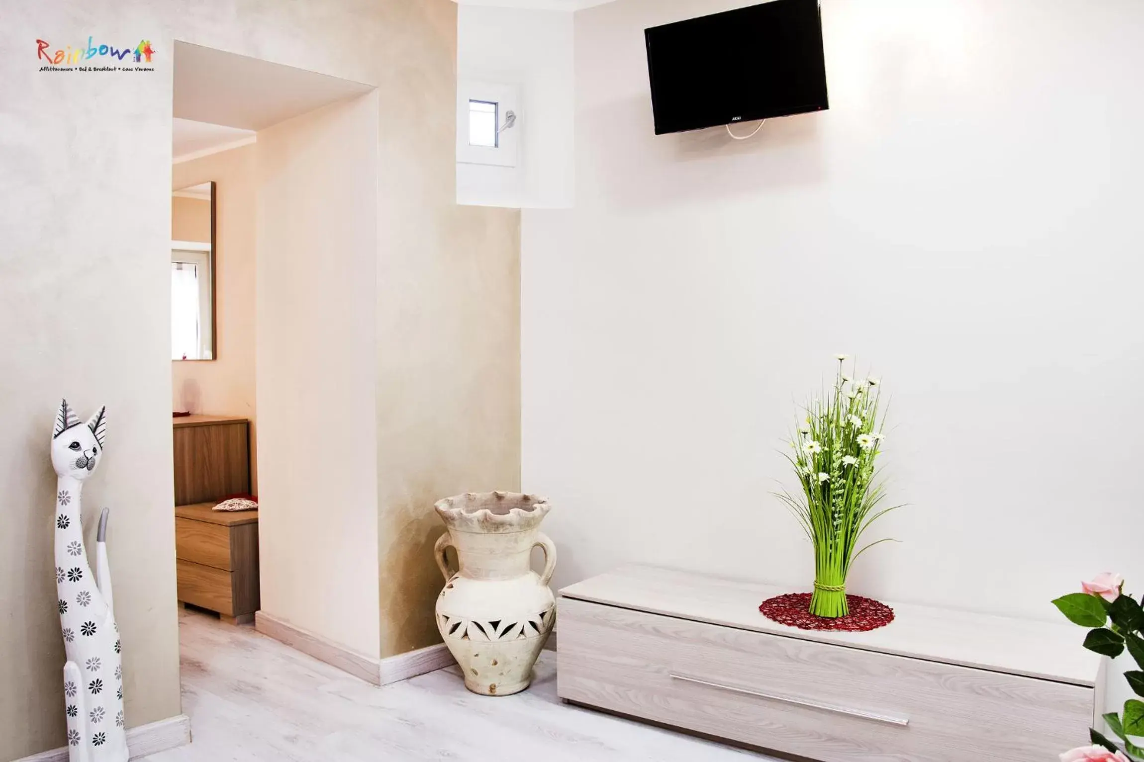 Quadruple Room with Bathroom - single occupancy in B&B Porta San Paolo Quadruple Room with Bathroom - single occupancy in B&B Porta San Paolo