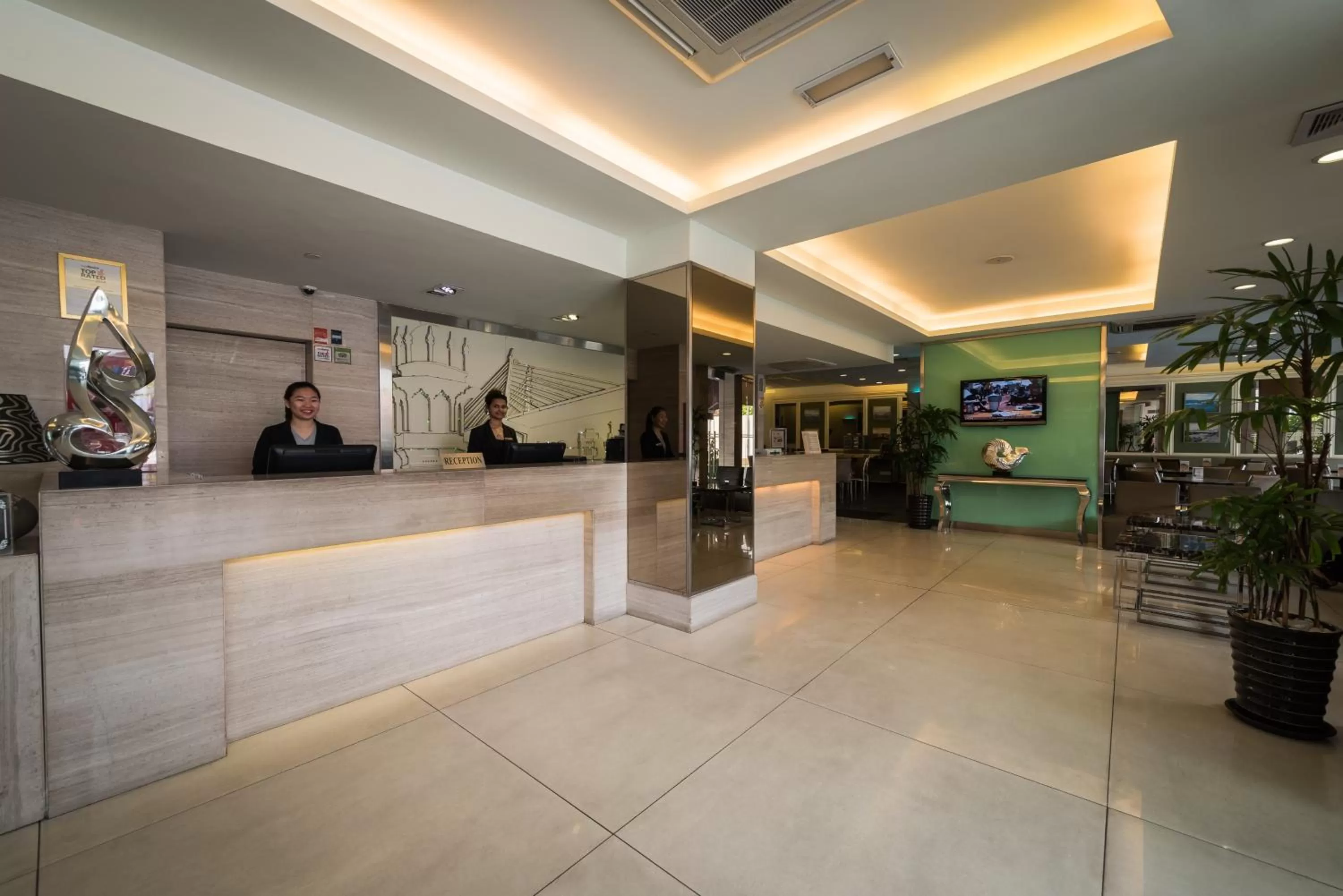 Lobby or reception in Hotel Sentral Georgetown @ City Centre