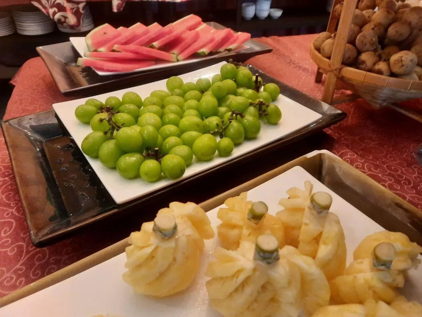 Buffet breakfast in The Bridge Residence Hotel