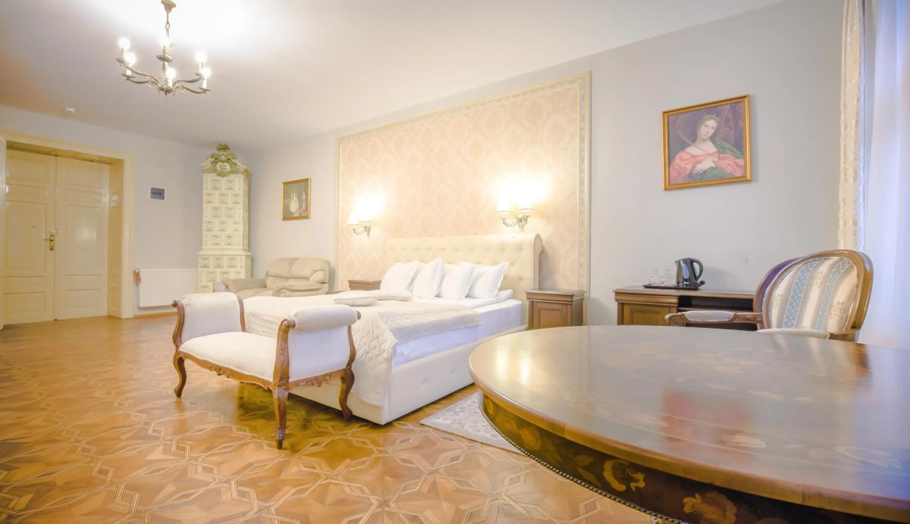 Bedroom, Bed in Safrano Palace