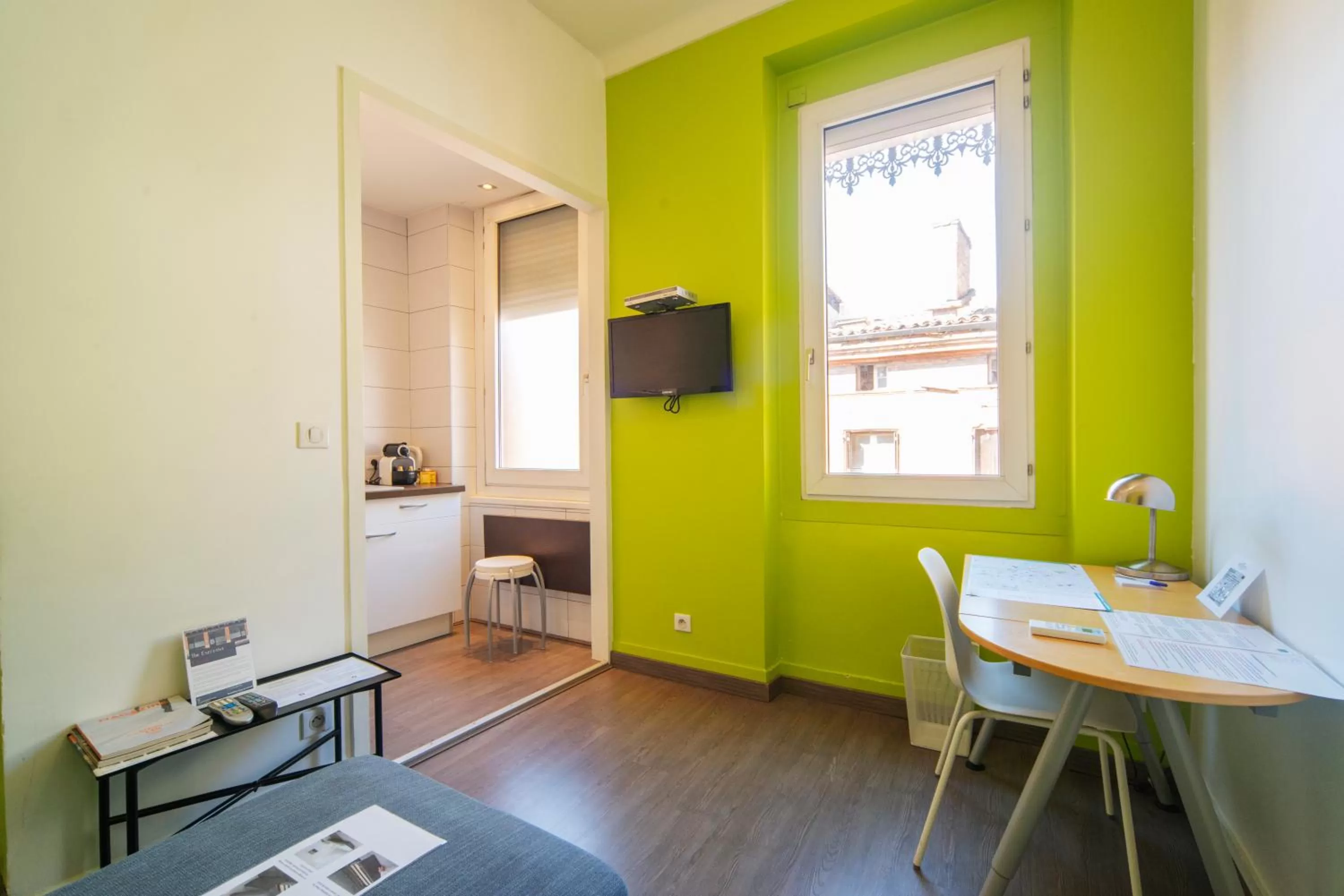 Kitchen or kitchenette in Residence Metropole Toulouse