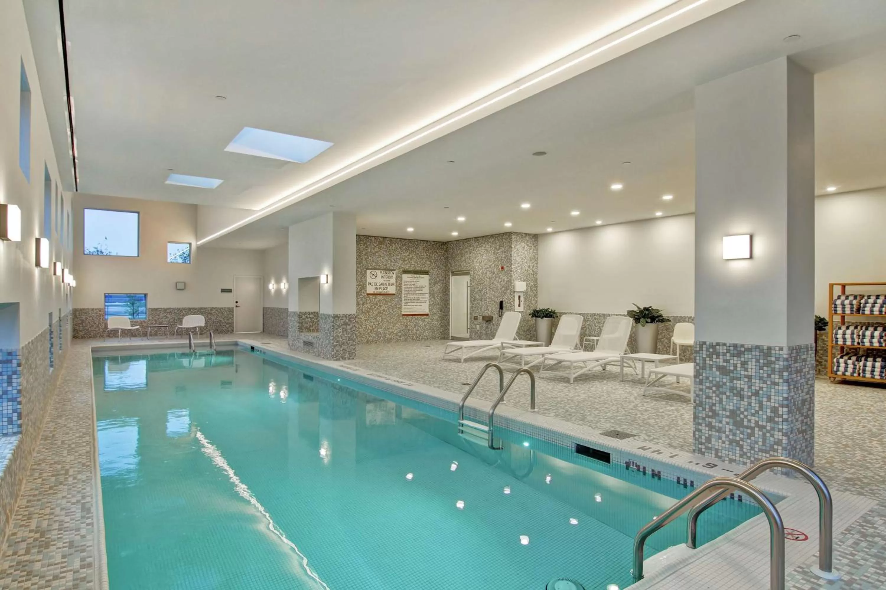 Pool view in Home2 Suites By Hilton Montreal Dorval