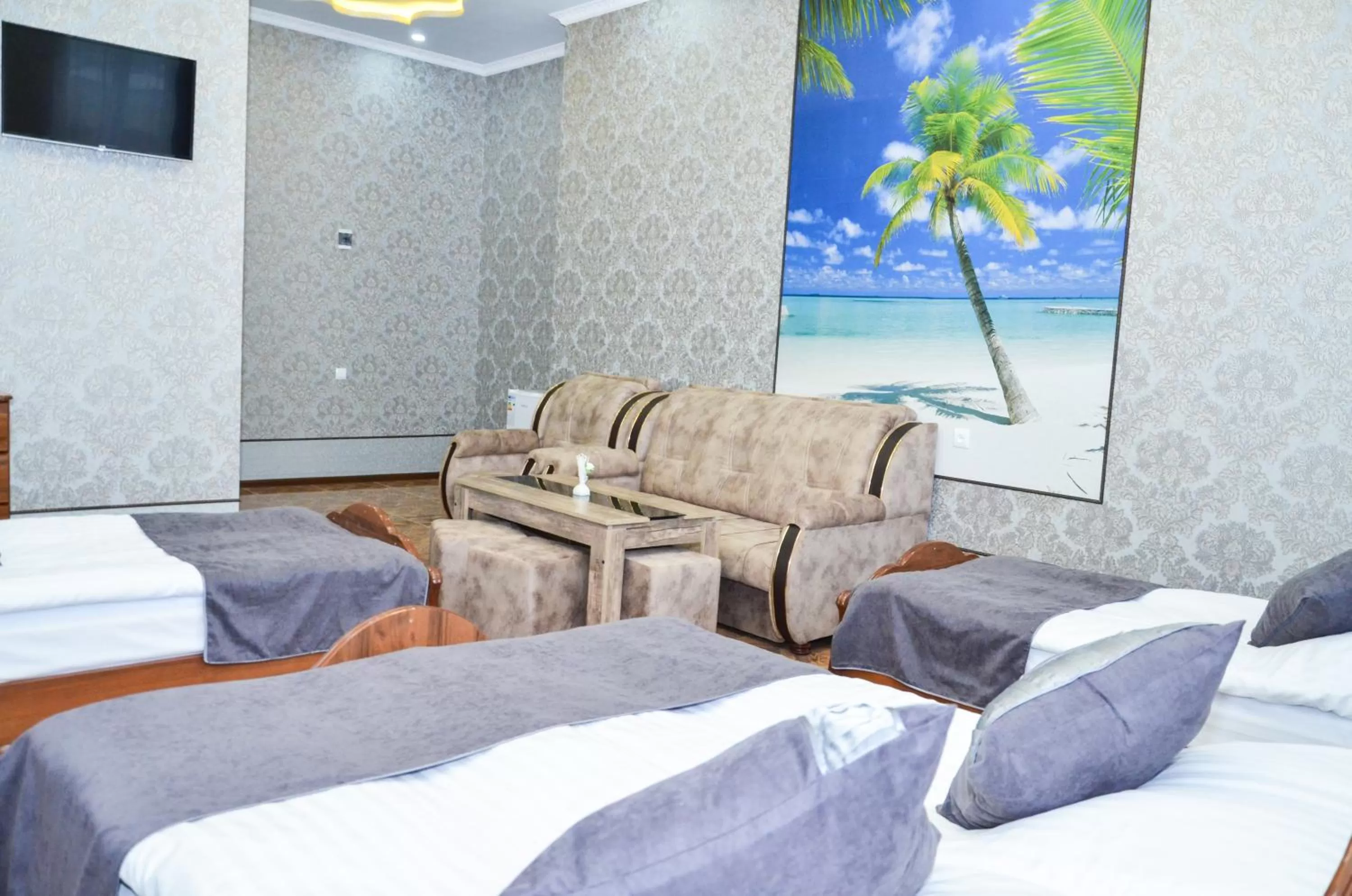 Bed in Zangezur Hotel