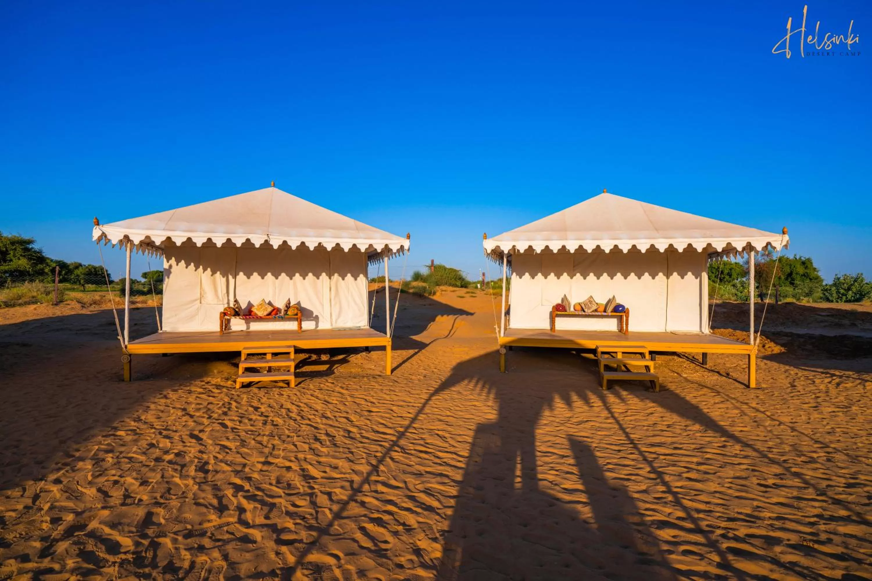 Patio in Helsinki Desert Camp