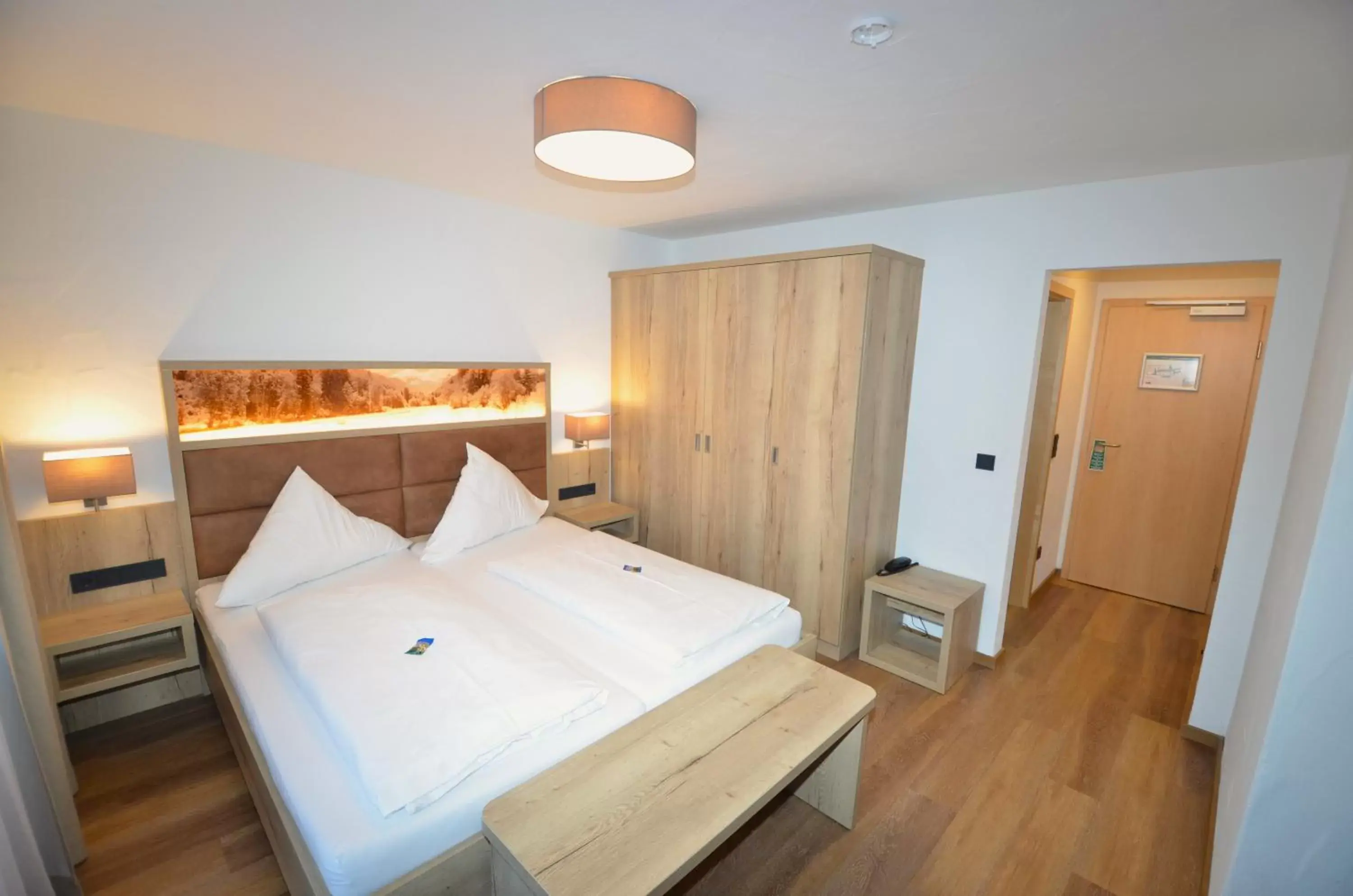 Double Room with Mountain View in Naturhotel Café Waldesruhe Double Room with Mountain View in Naturhotel Café Waldesruhe