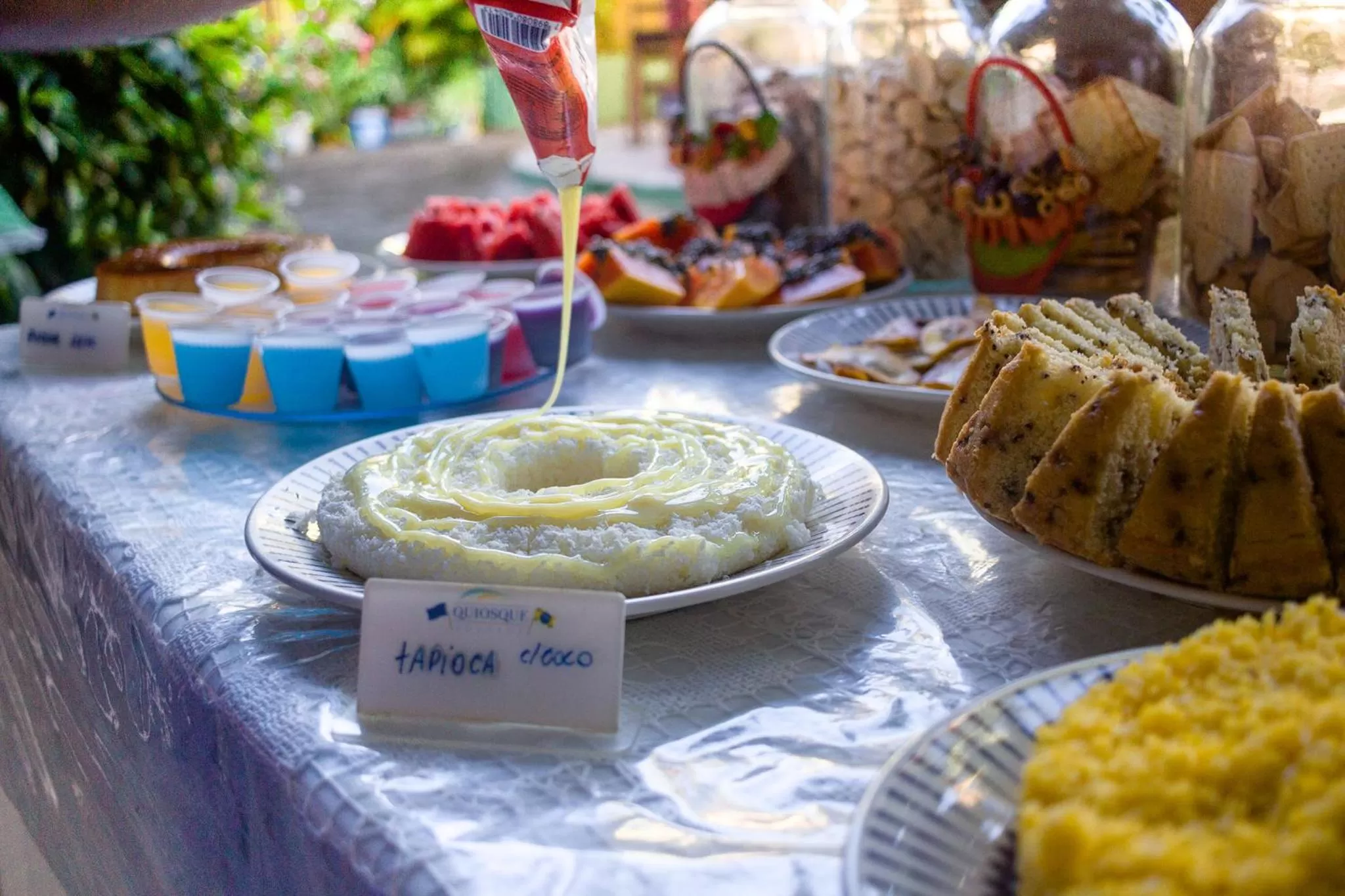 Breakfast in Hospedagem La Bilbaina