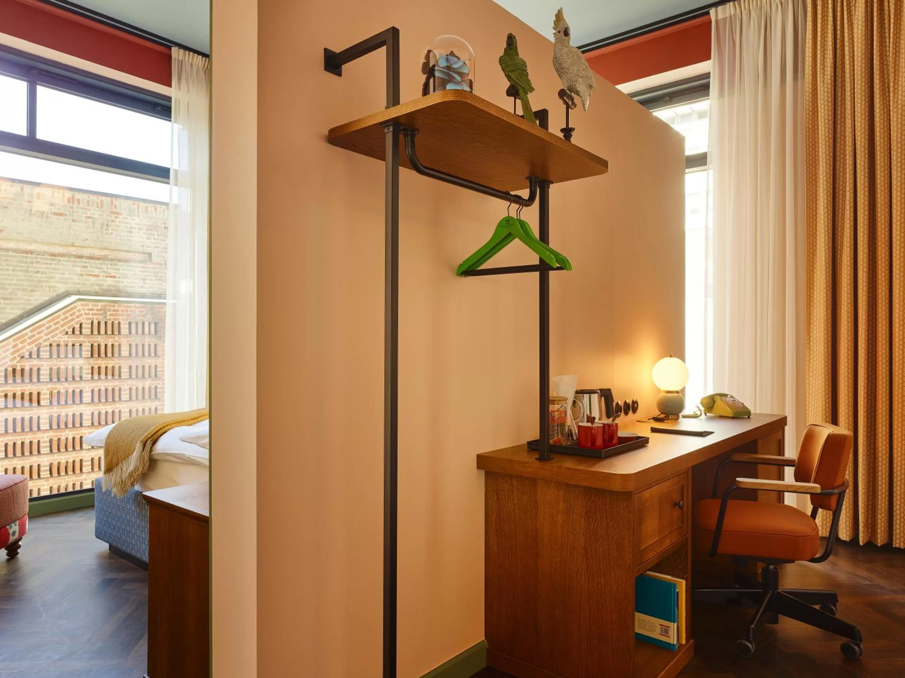 Seating area, Bed in 25hours Hotel Indre By