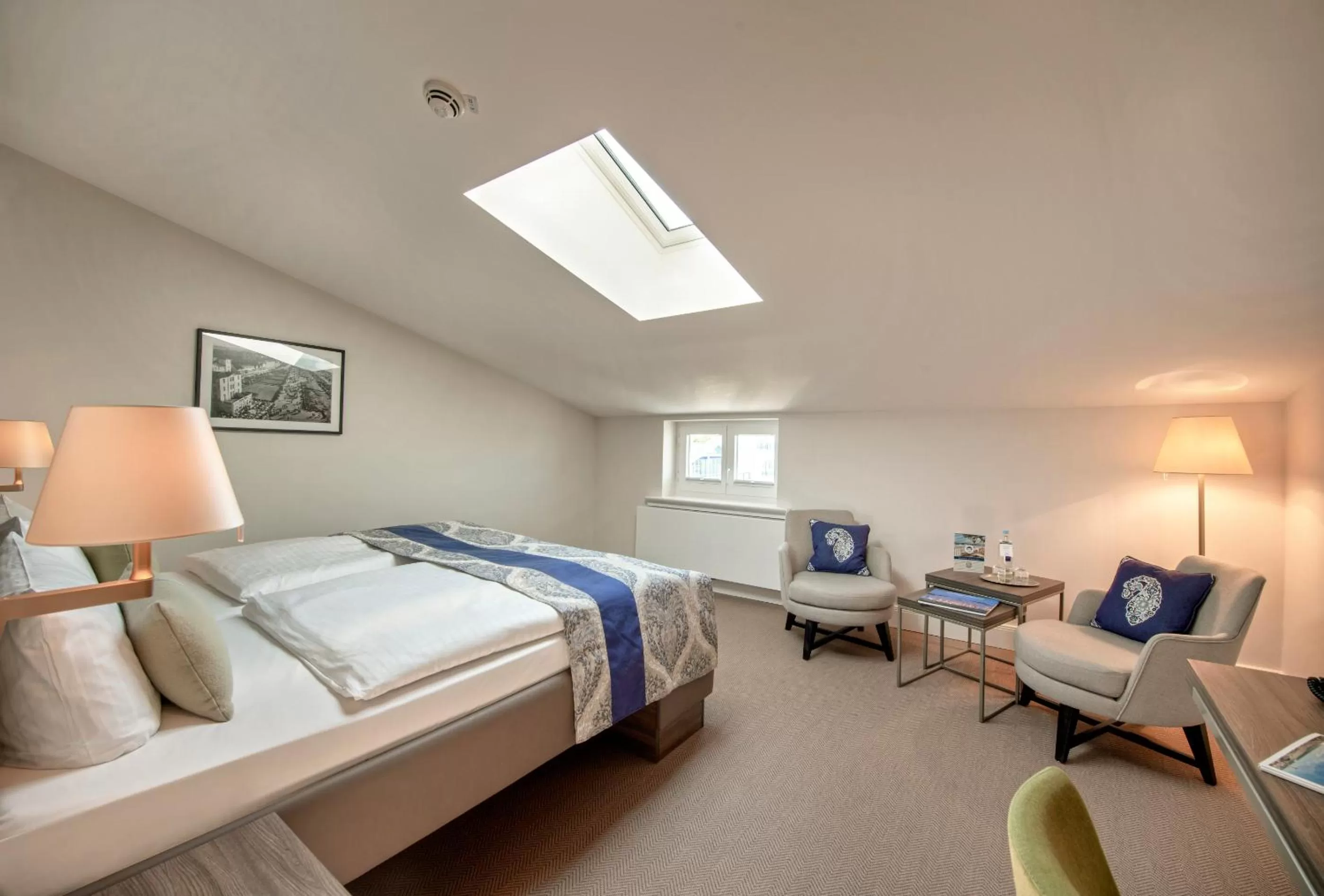 Photo of the whole room, Bed in Hotel Am Leuchtturm