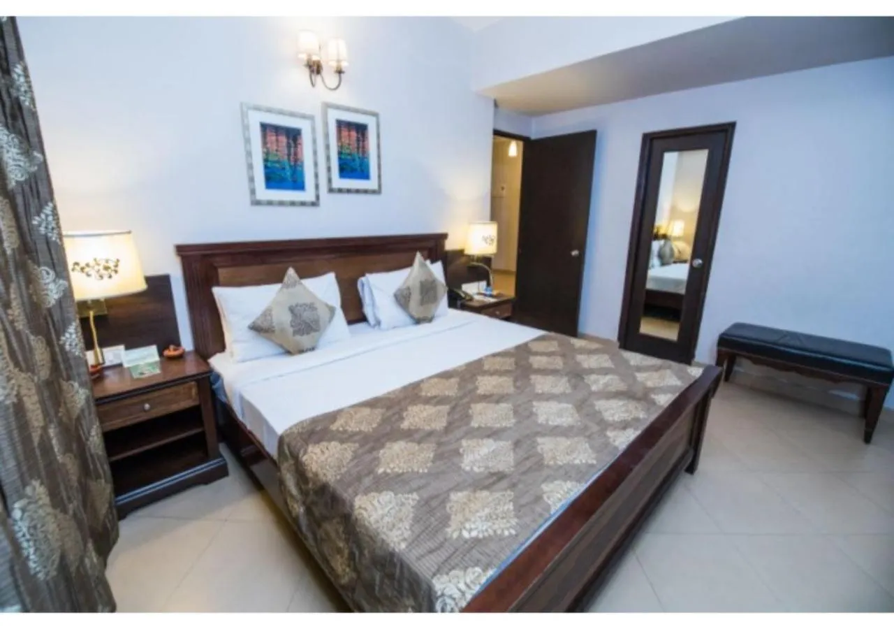 Bedroom, Bed in Neelam's The Grand Hotel Goa