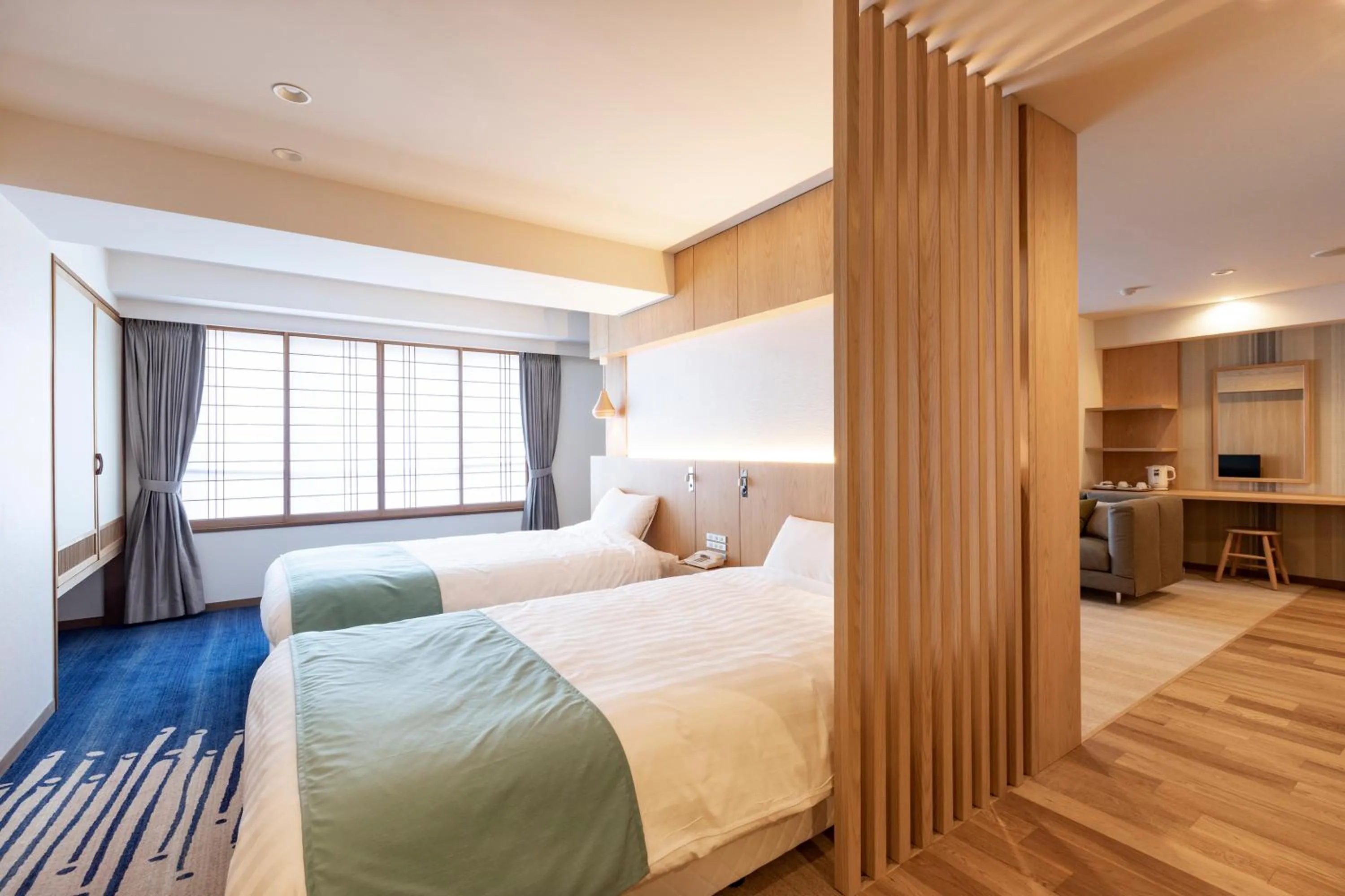 Photo of the whole room, Bed in Kitayuzawa Mori no soraniwa