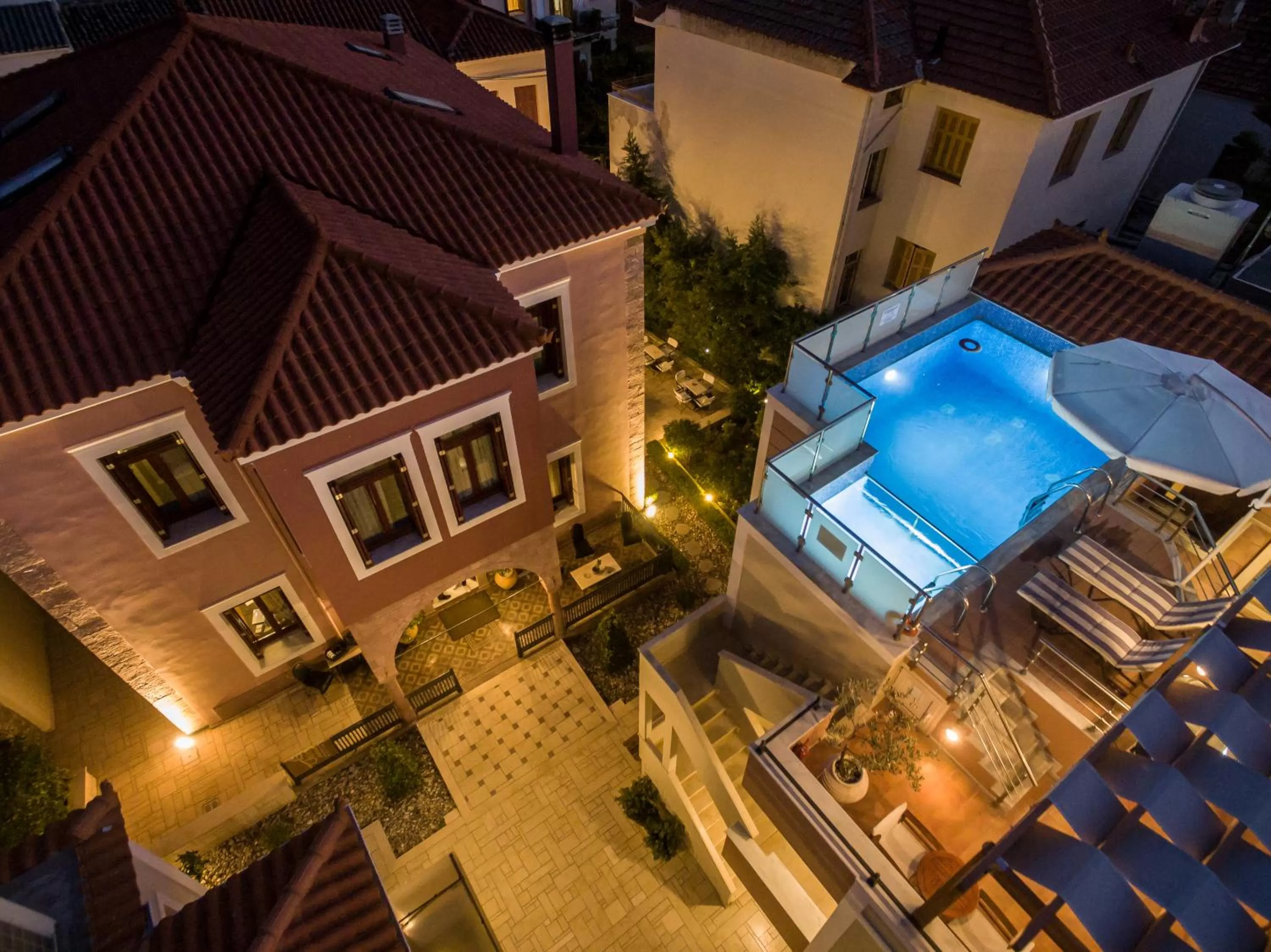 Bird's eye view in Theofilos Paradise Boutique Hotel