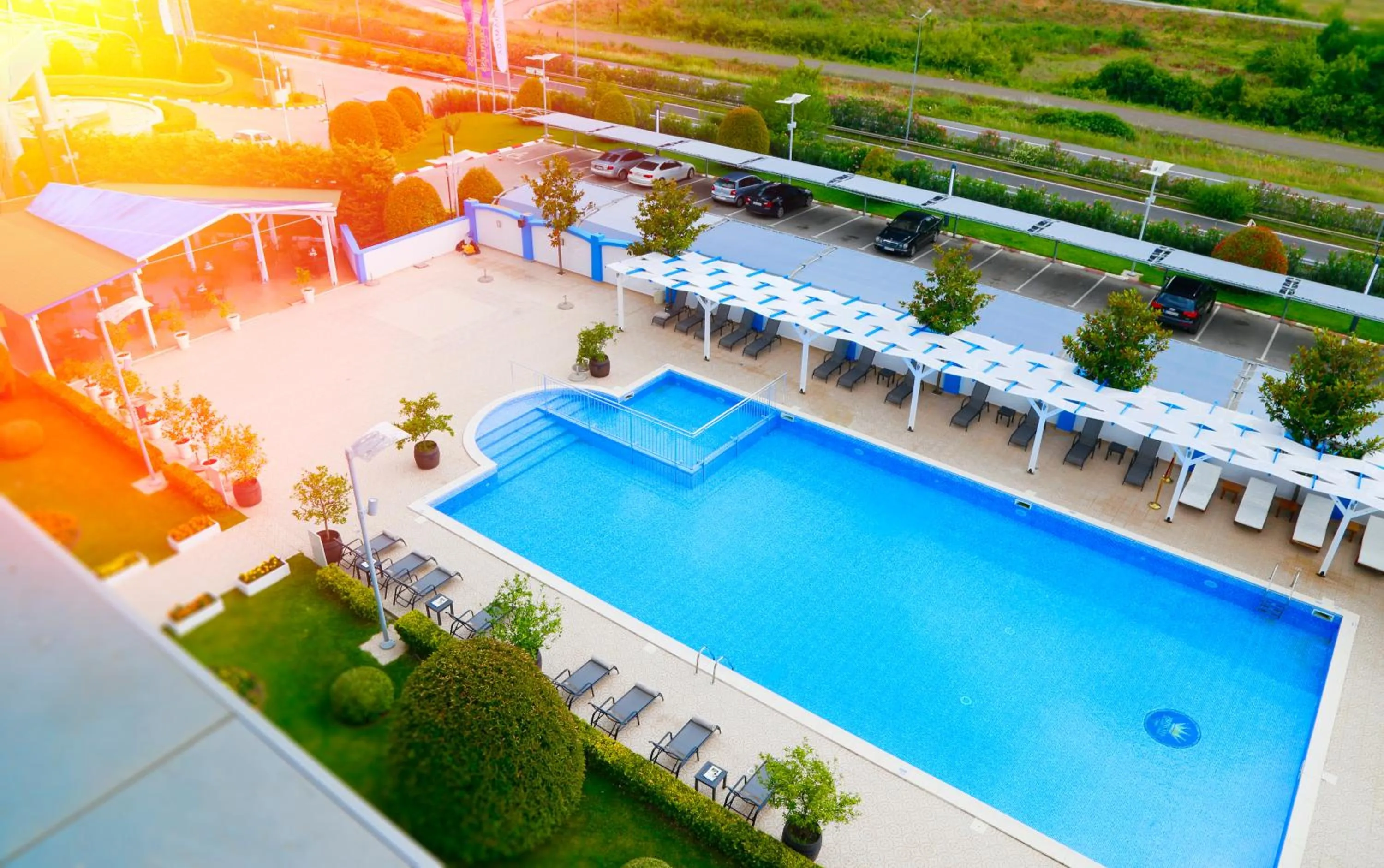 Pool view in Ramada Plaza by Wyndham Gevgelija