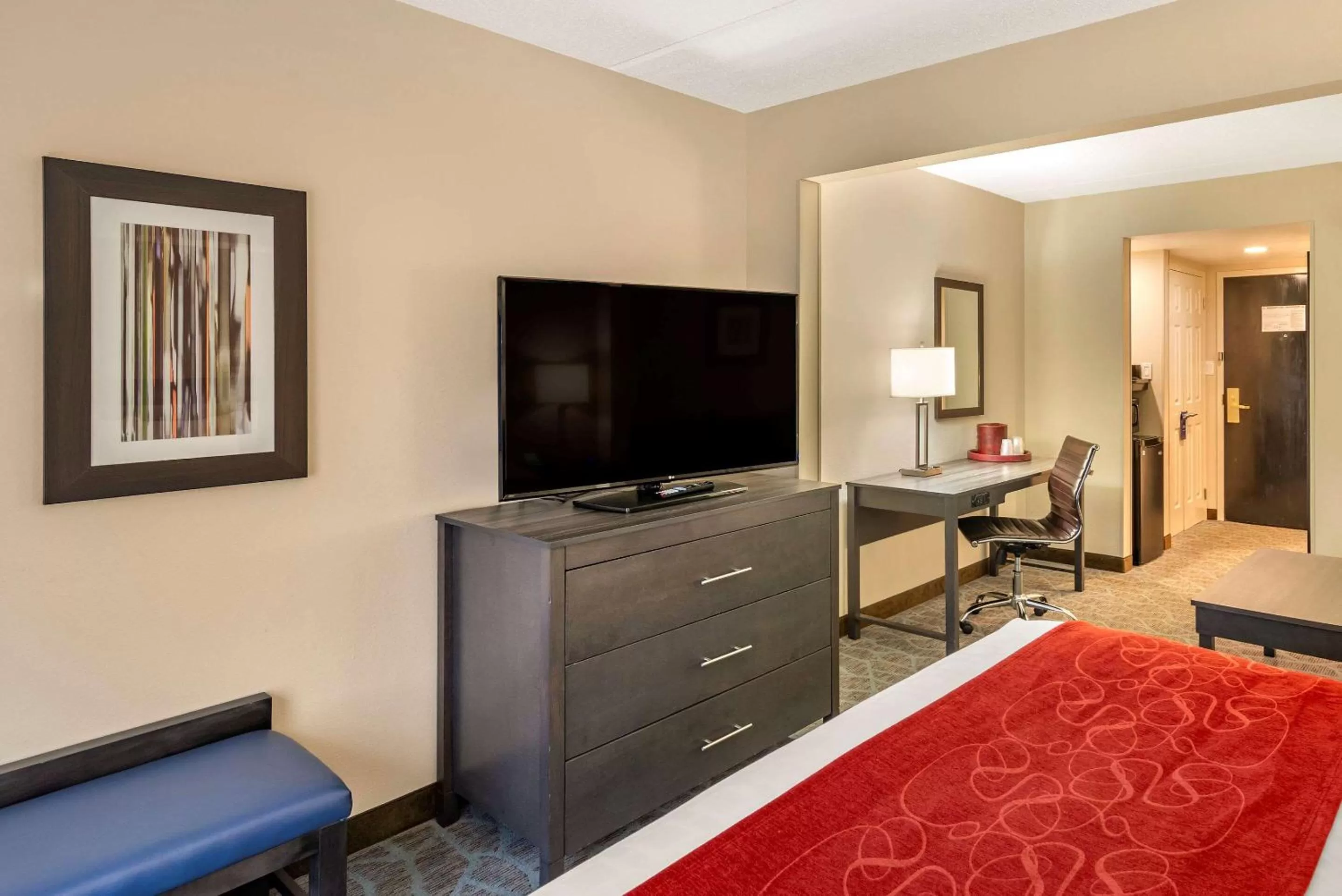 Photo of the whole room, Bed in Comfort Suites Alpharetta-Roswell - Atlanta Area