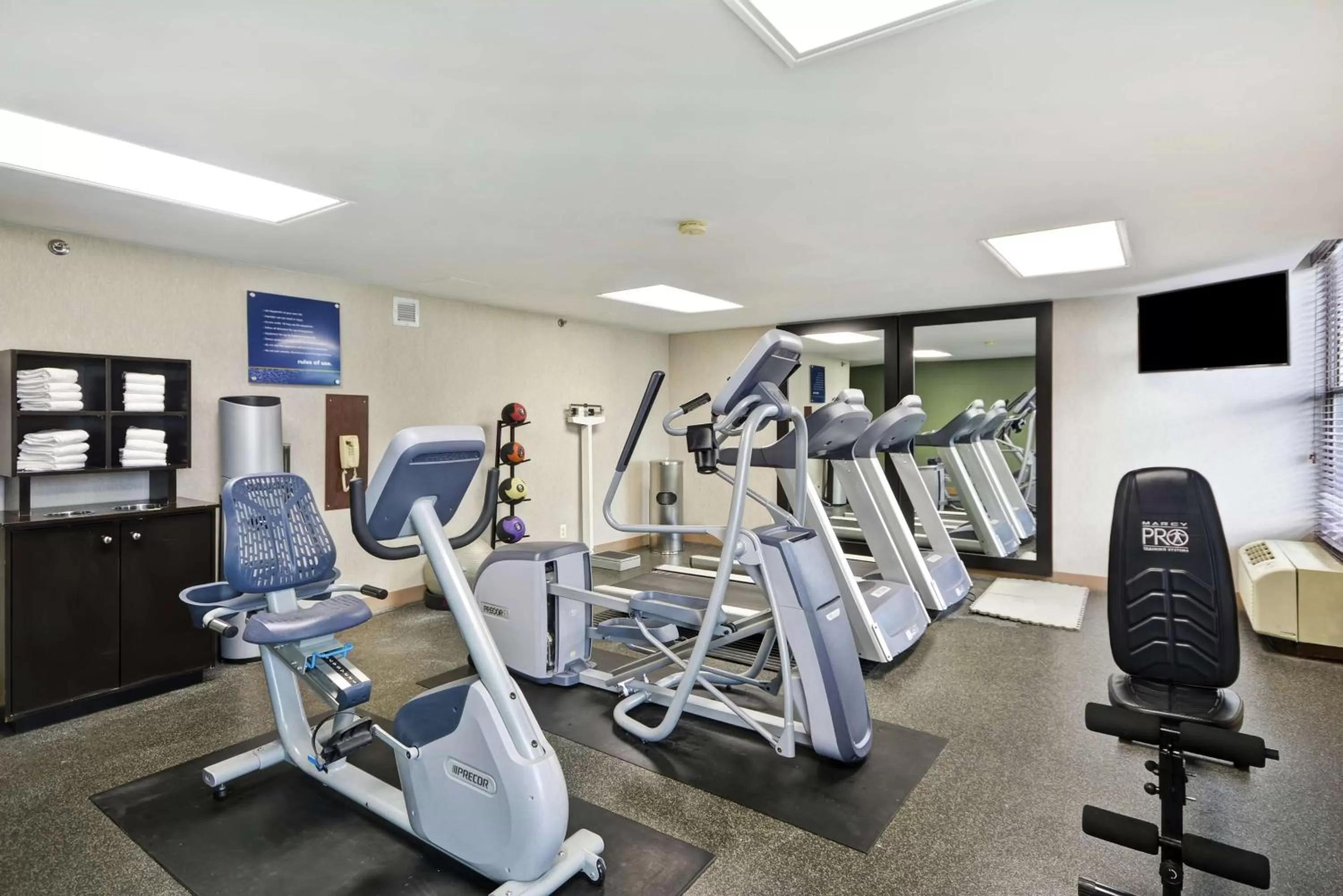 Fitness centre/facilities in Hampton Inn Detroit Madison Heights South Troy