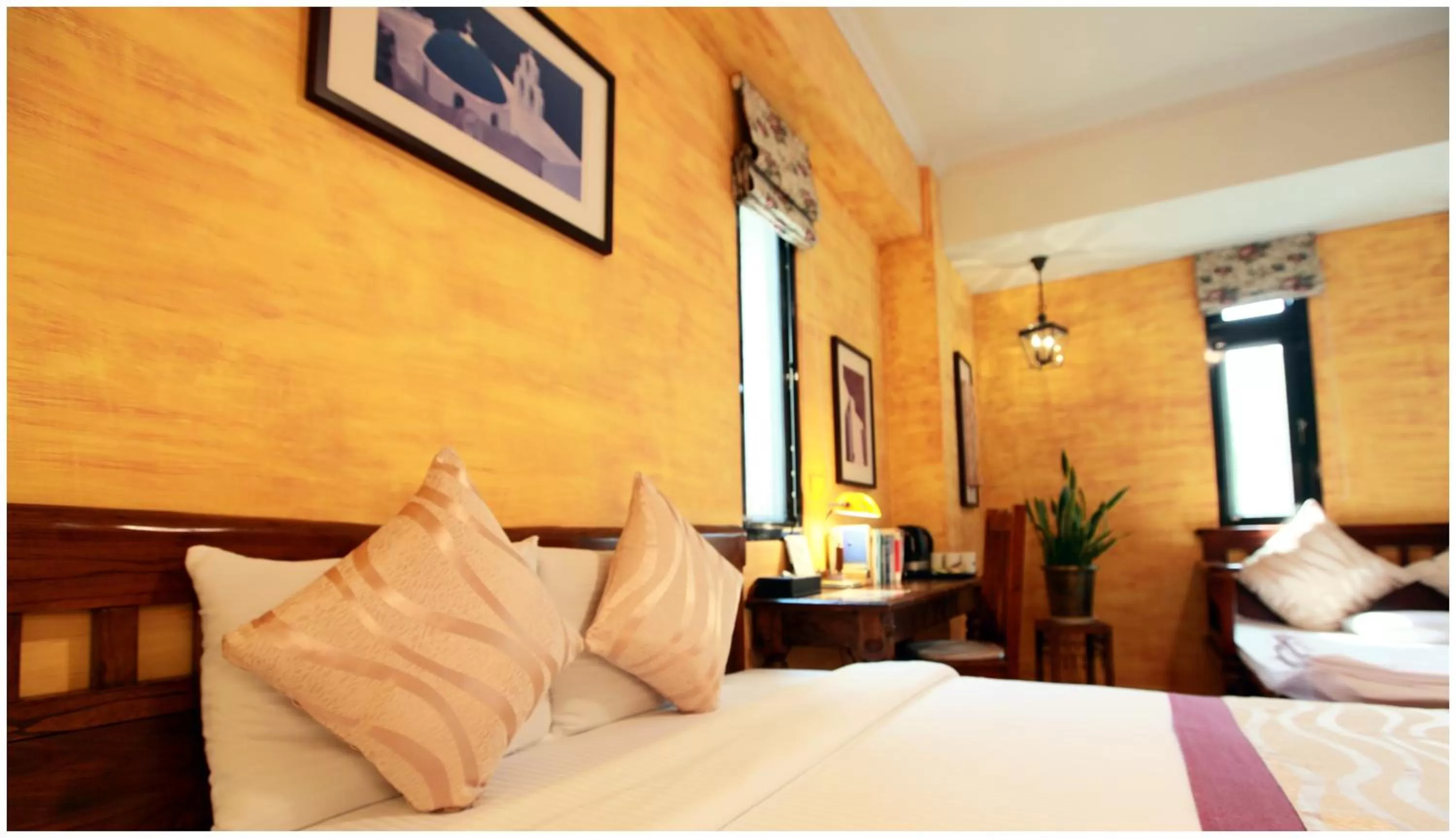 Decorative detail, Bed in Errantry Lodge & Studio