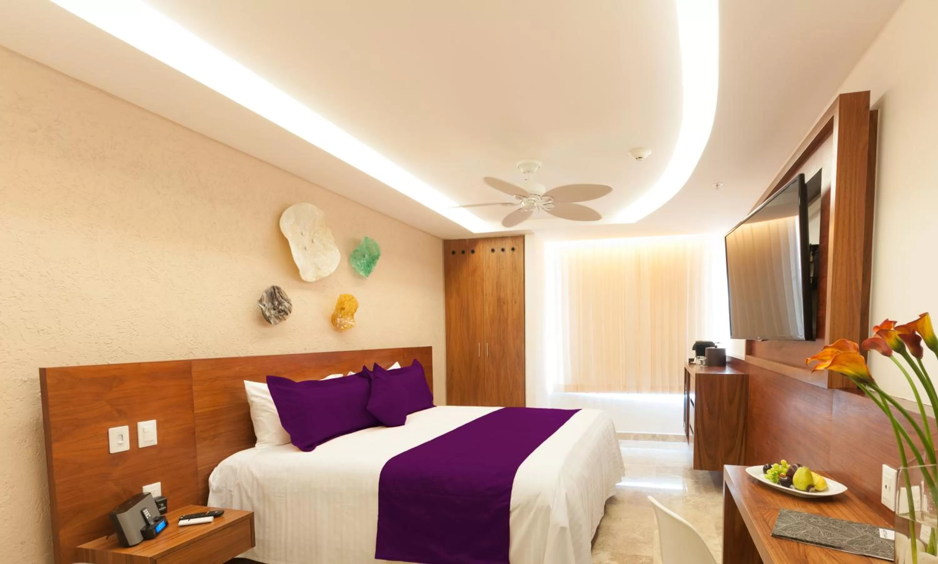 TV and multimedia, Bed in Senses Quinta Avenida Adults Only Hotel By Artisan